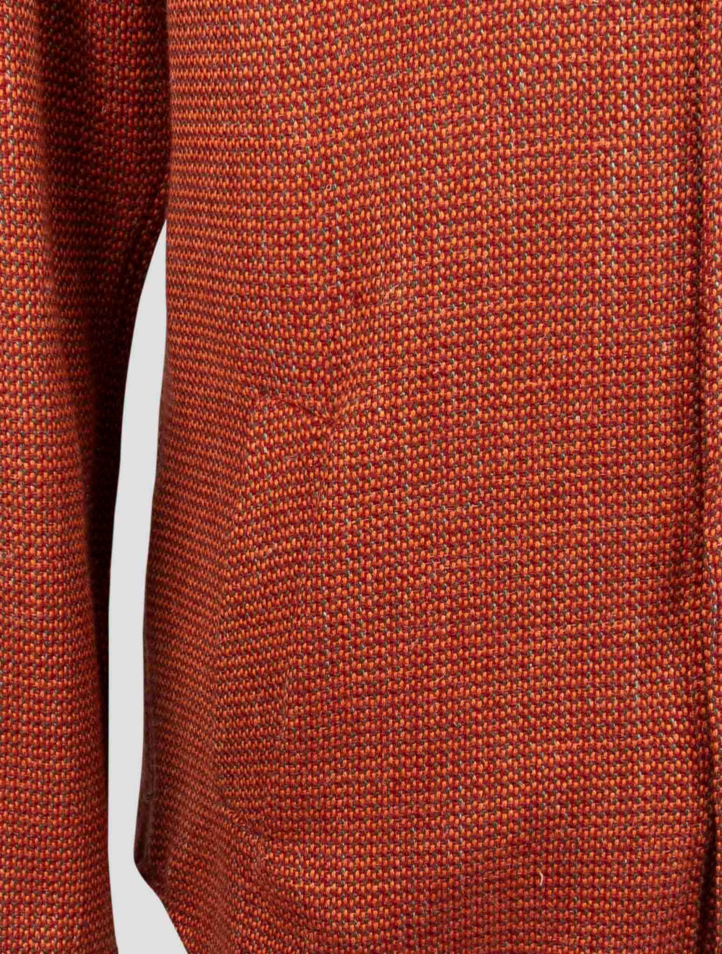 Kiton Orange Cashmere Virgin wool Silk Linen Shirt Mariano