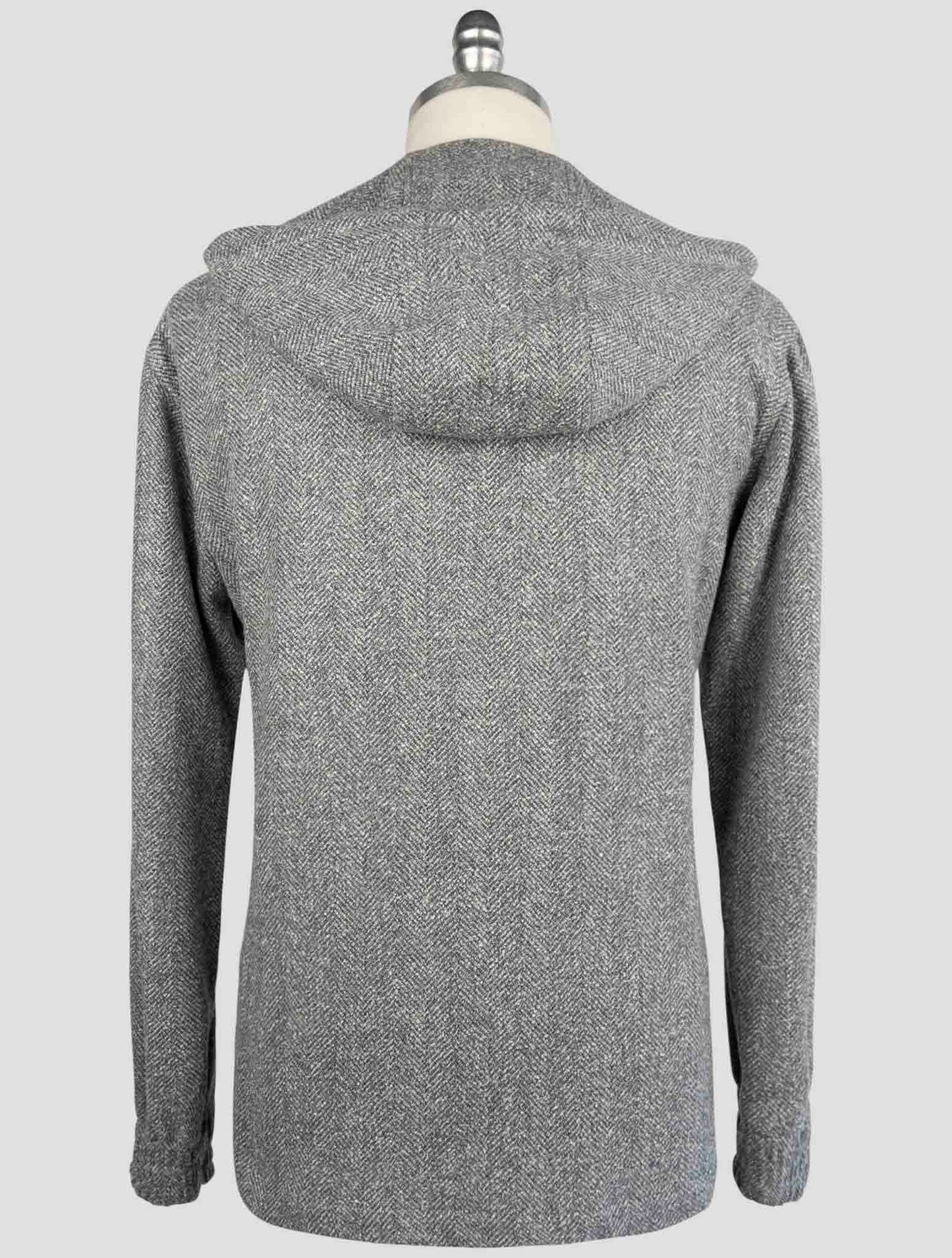 Kiton Gray Virgin wool Pa Silk Linen Shirt Mariano