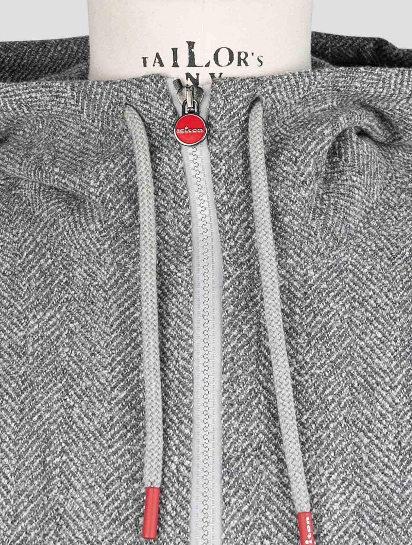 Kiton Gray Virgin wool Pa Silk Linen Shirt Mariano
