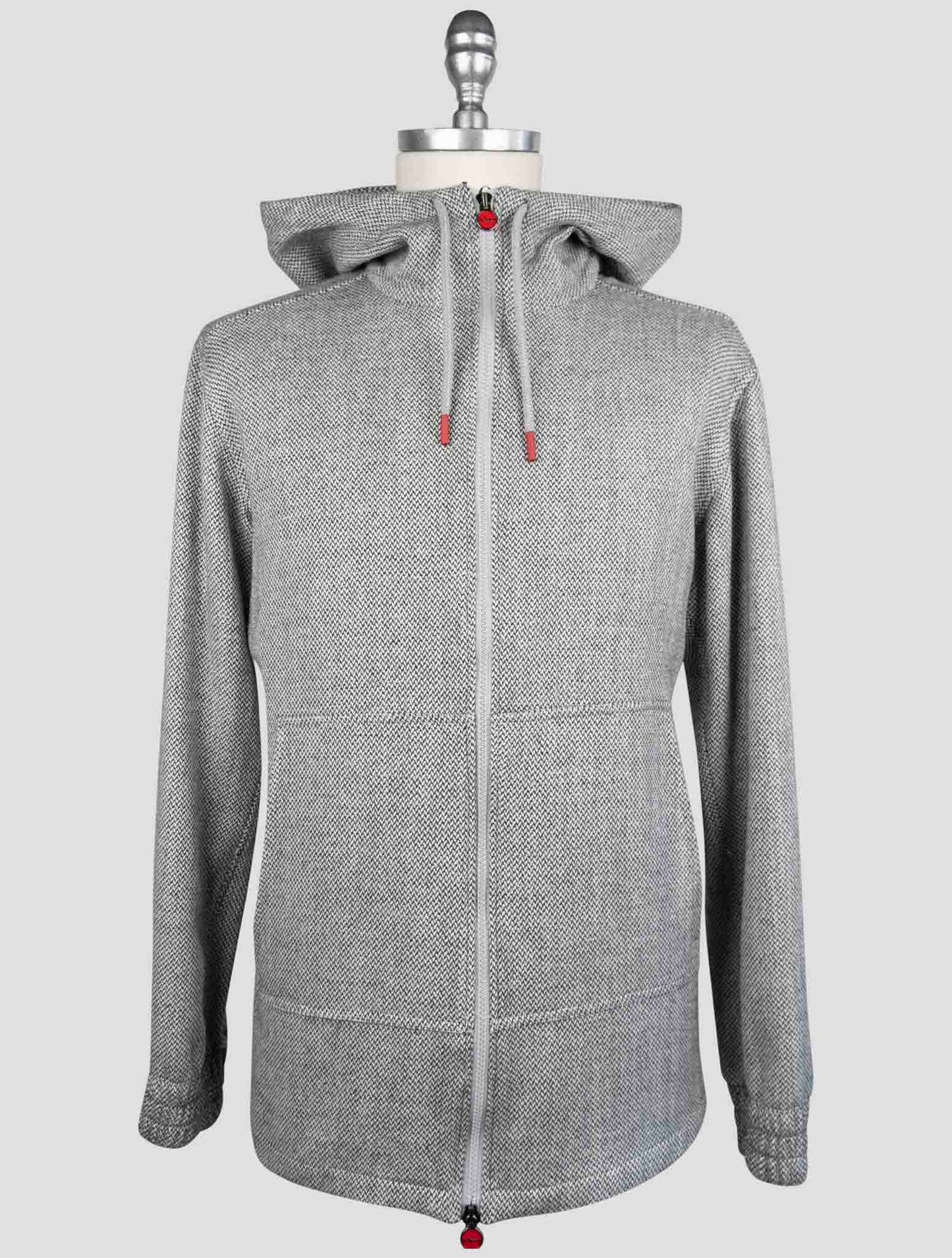 Kiton Gray Cashmere Virgin wool Silk Linen Shirt Umbi