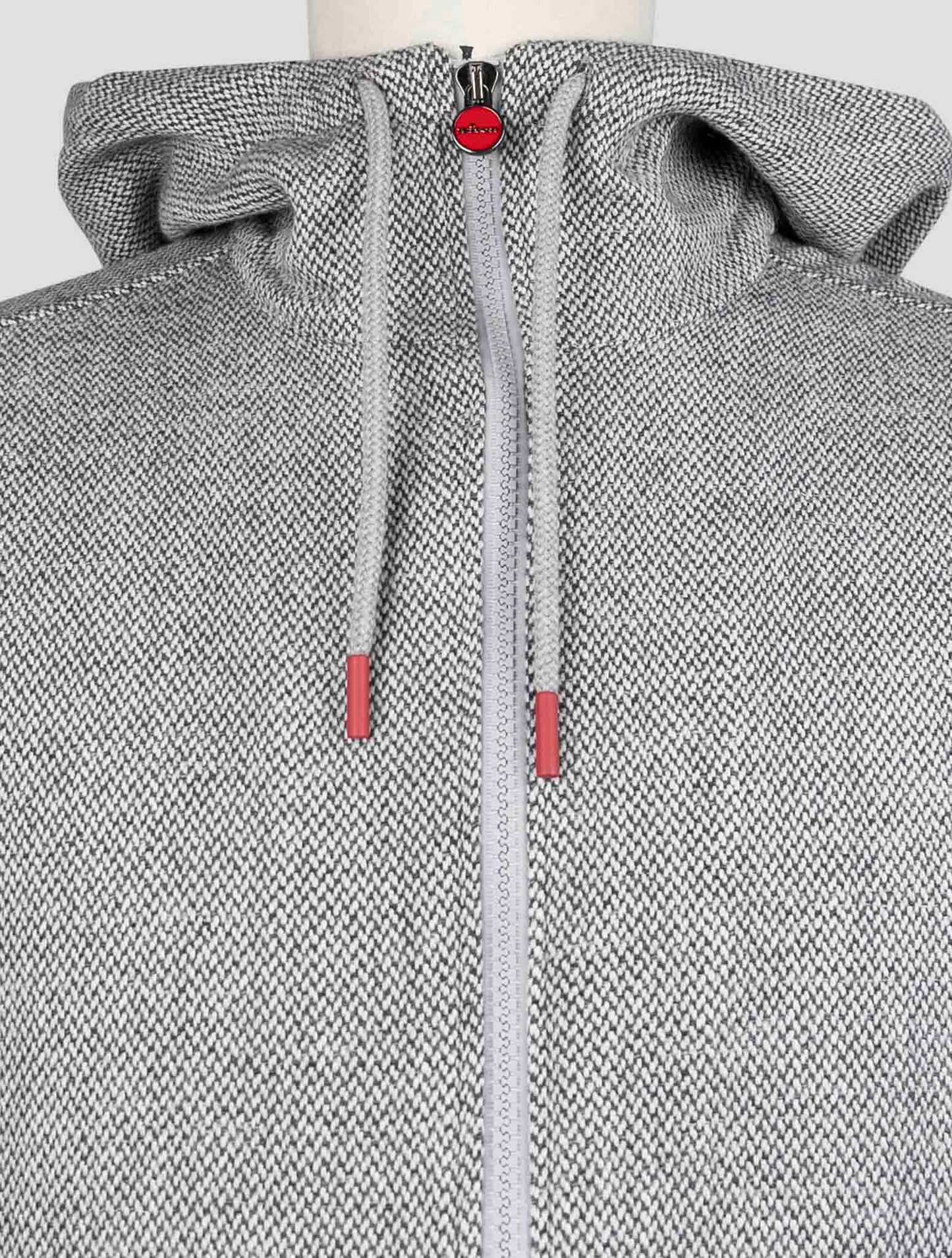 Kiton Gray Cashmere Virgin wool Silk Linen Shirt Umbi