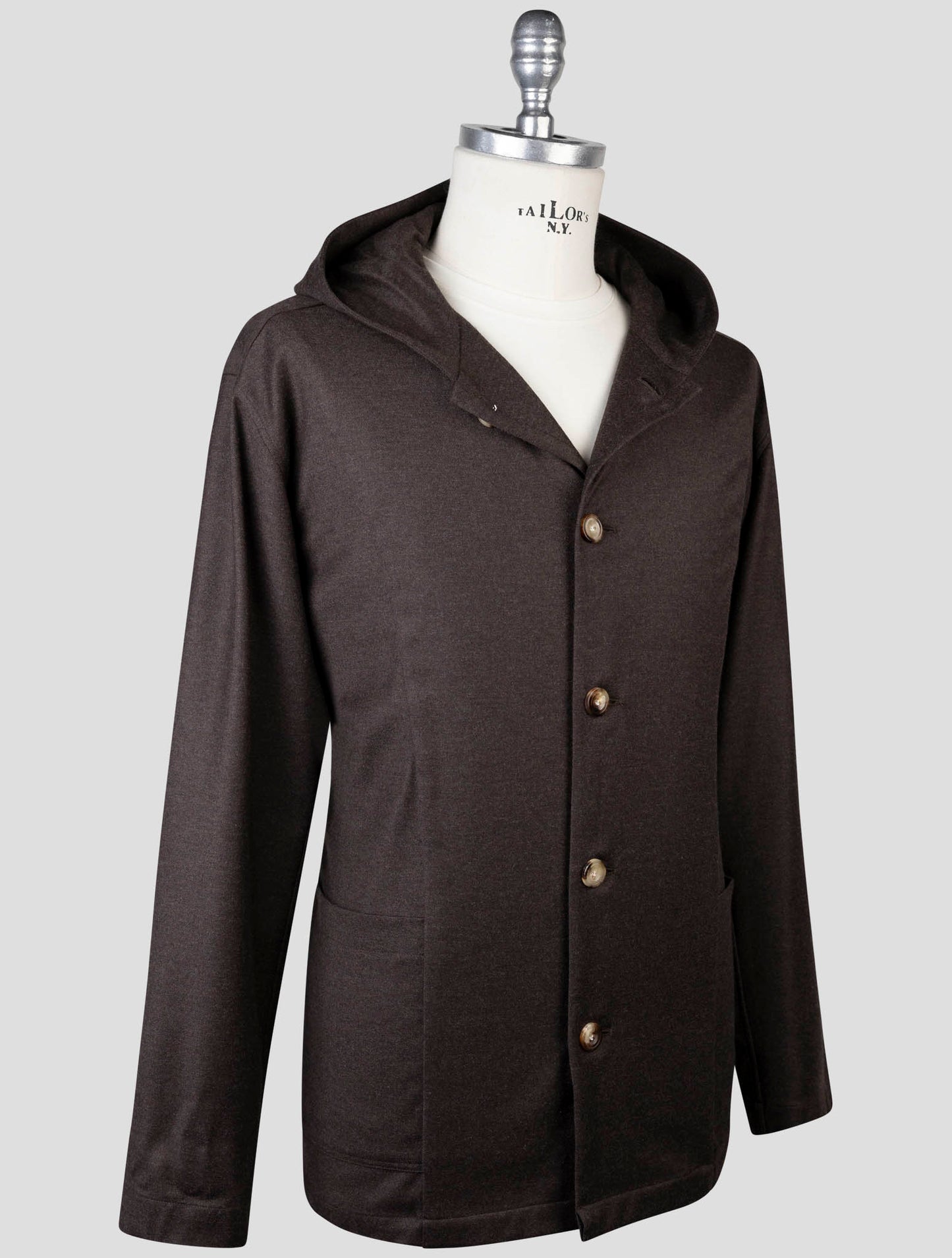 Kiton Virgin Wool Cashmere Pa Ea Shirt Luca
