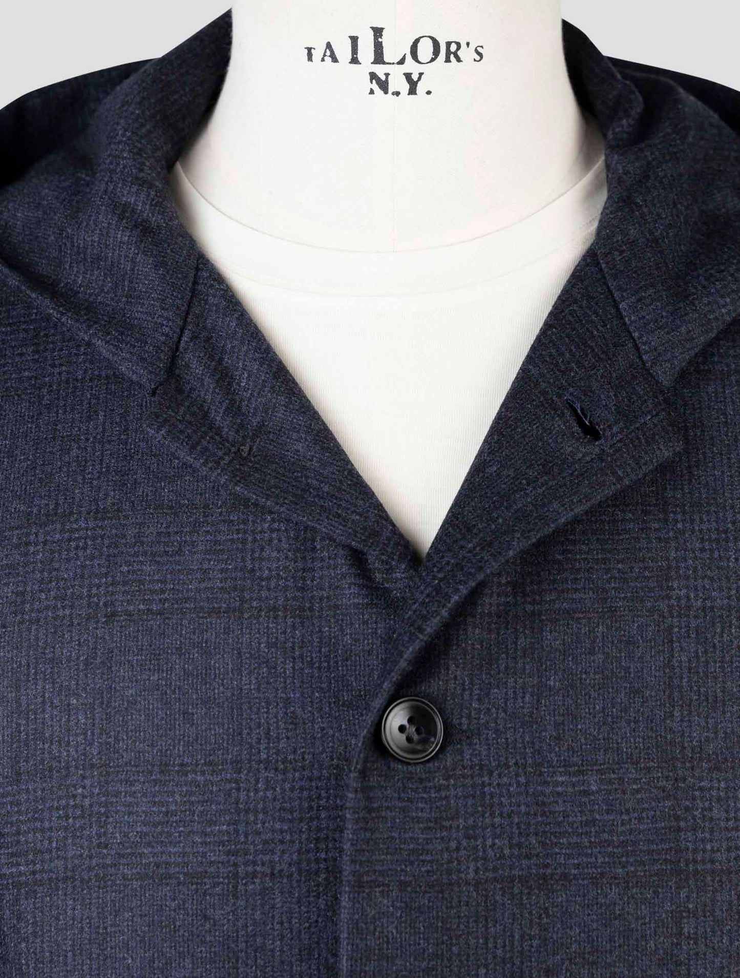 Kiton Blue Wool Cashmre Shirt Luca