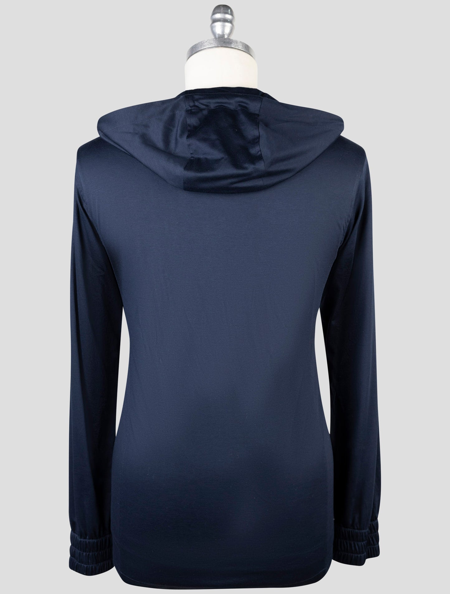 Kiton Blue Cotton Shirt Umbi