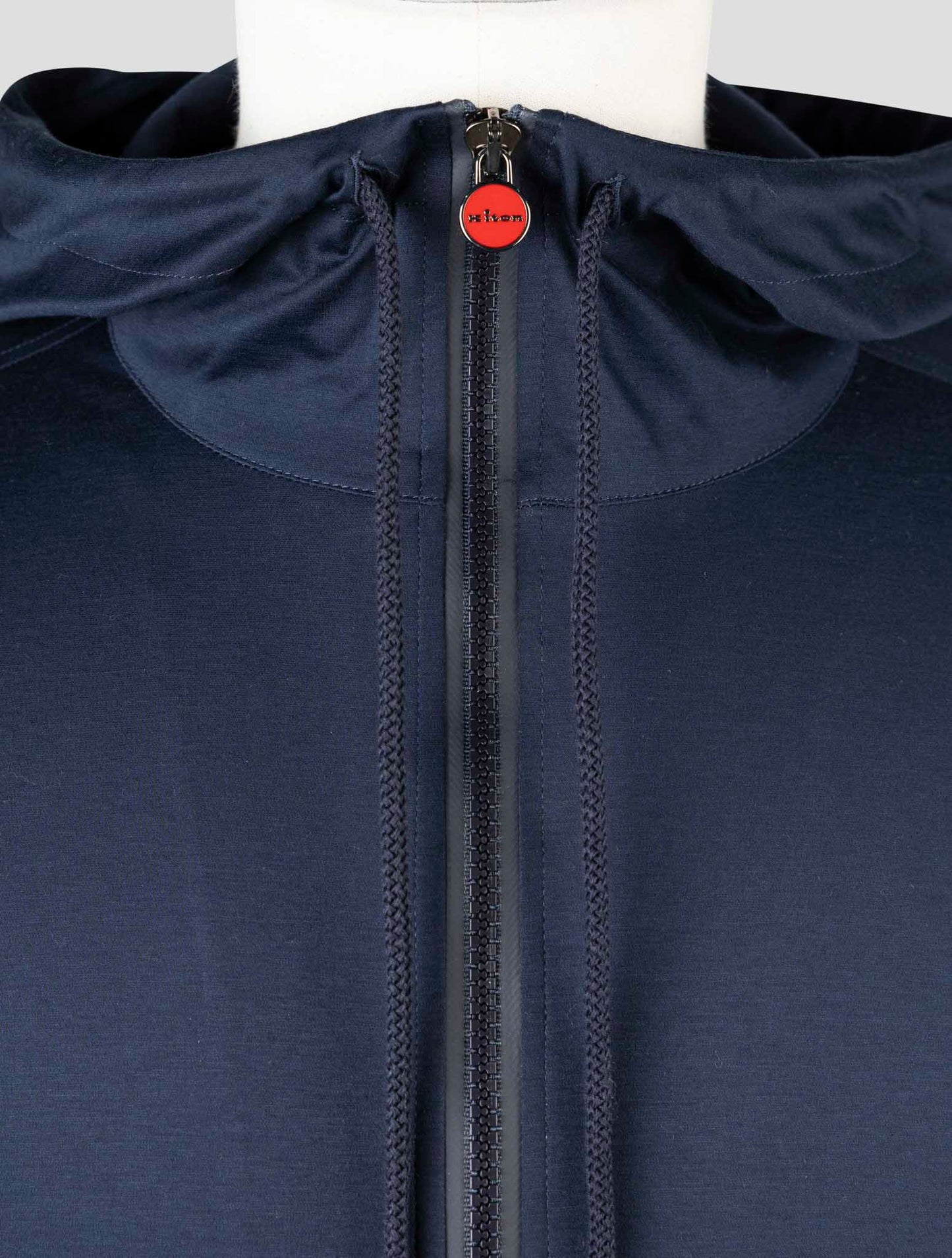 Kiton Blue Cotton Shirt Umbi