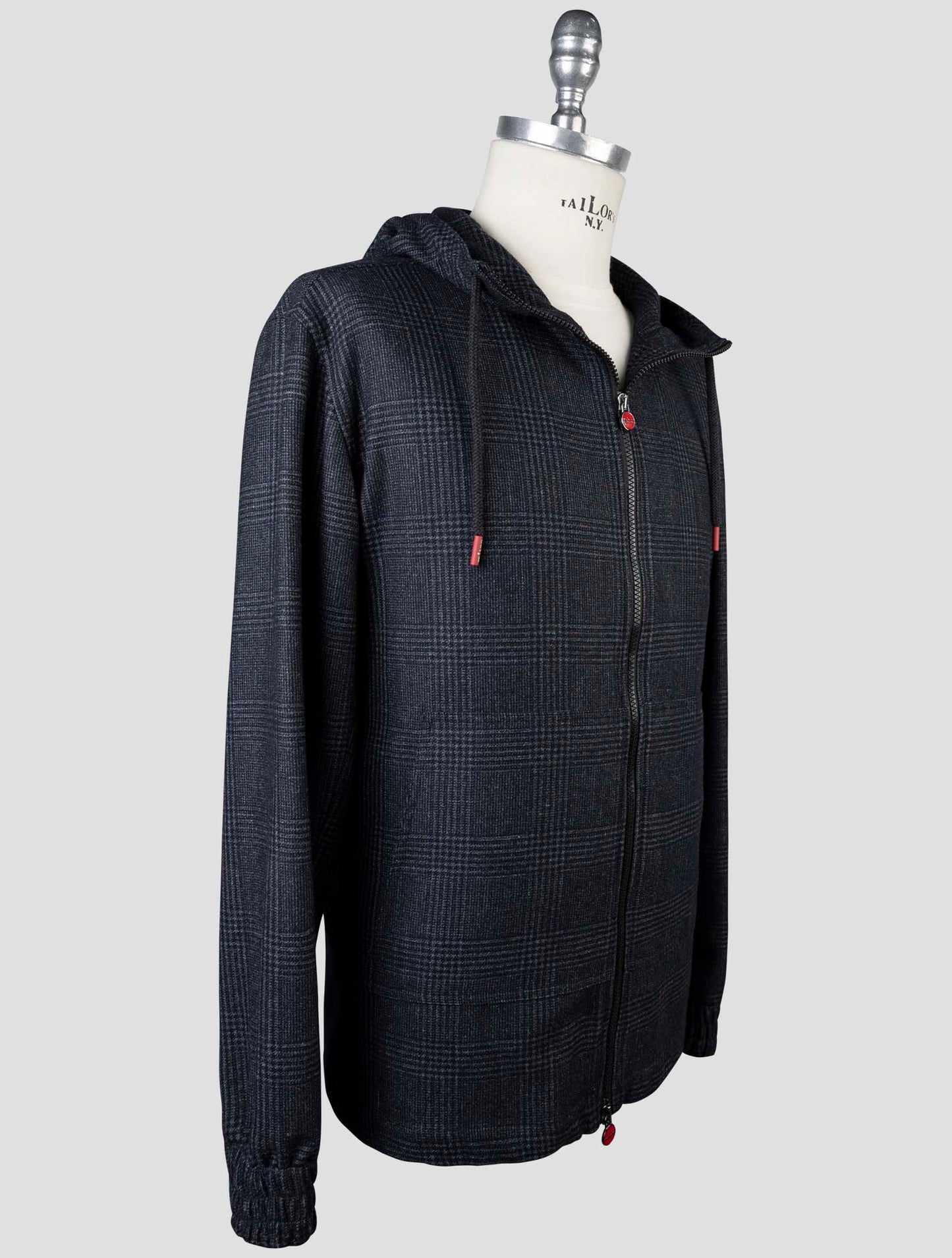 Kiton Blue Virgin Wool Silk Linen Shirt Umbi