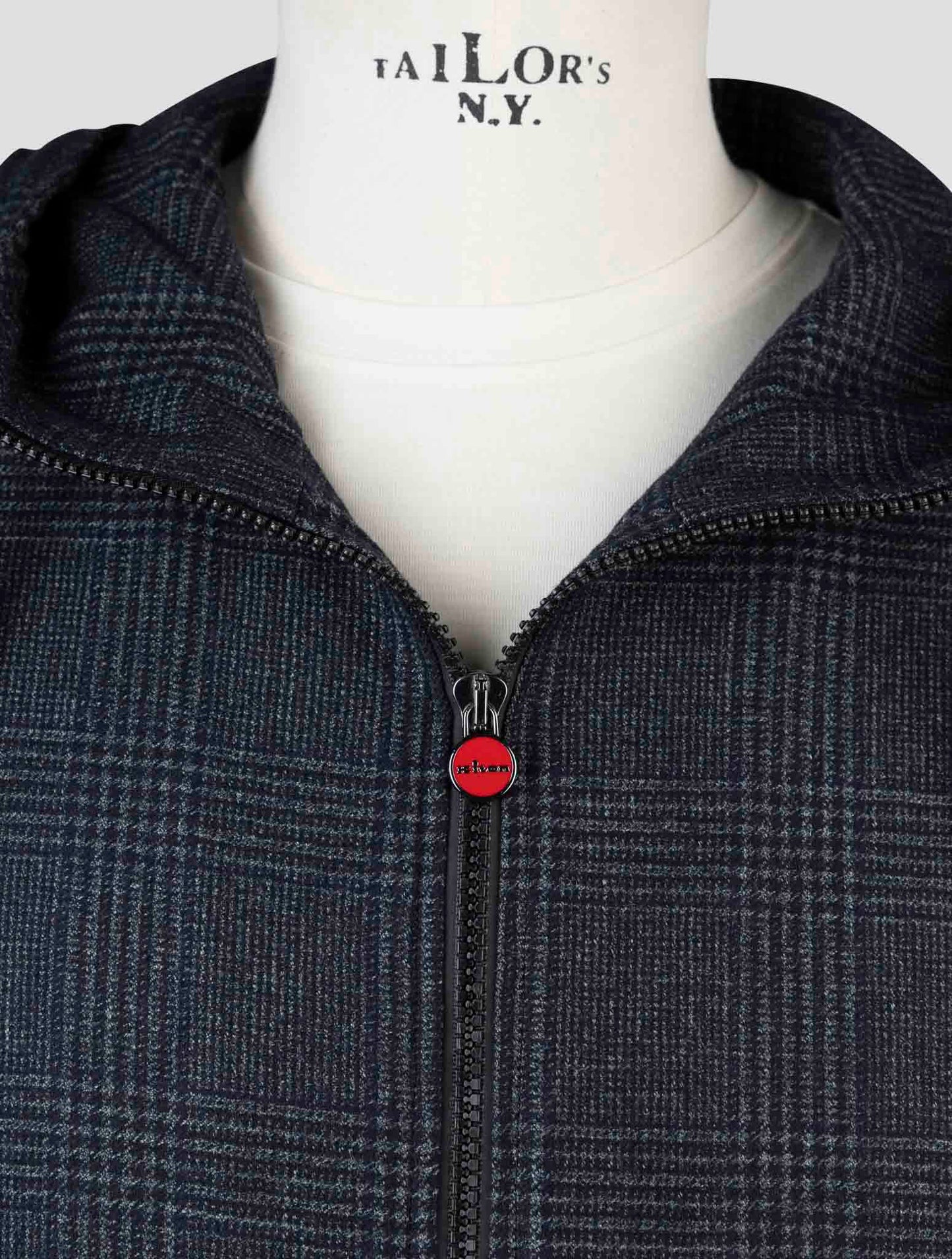 Kiton Blue Virgin Wool Silk Linen Shirt Umbi