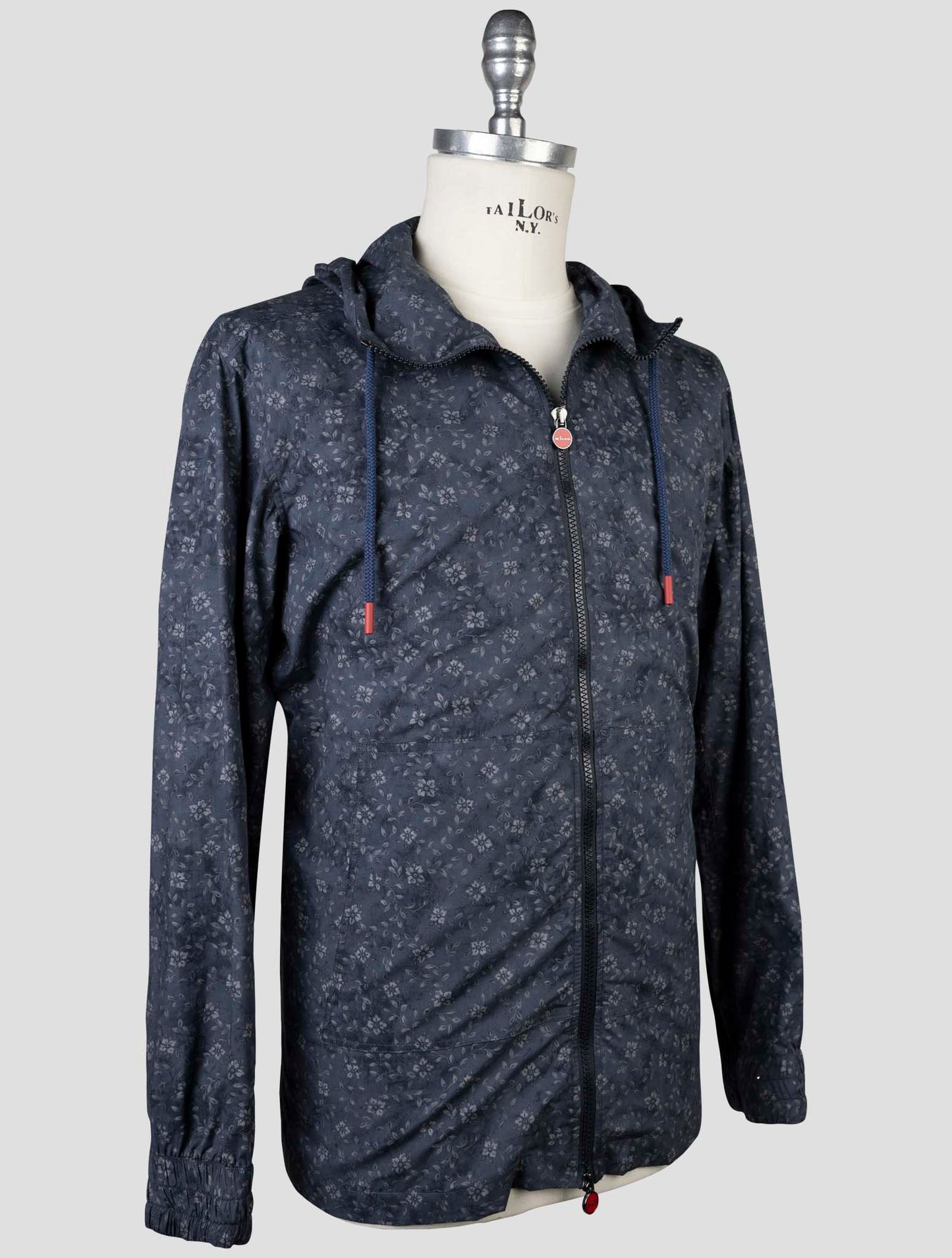 Kiton Blue Cotton Shirt Umbi