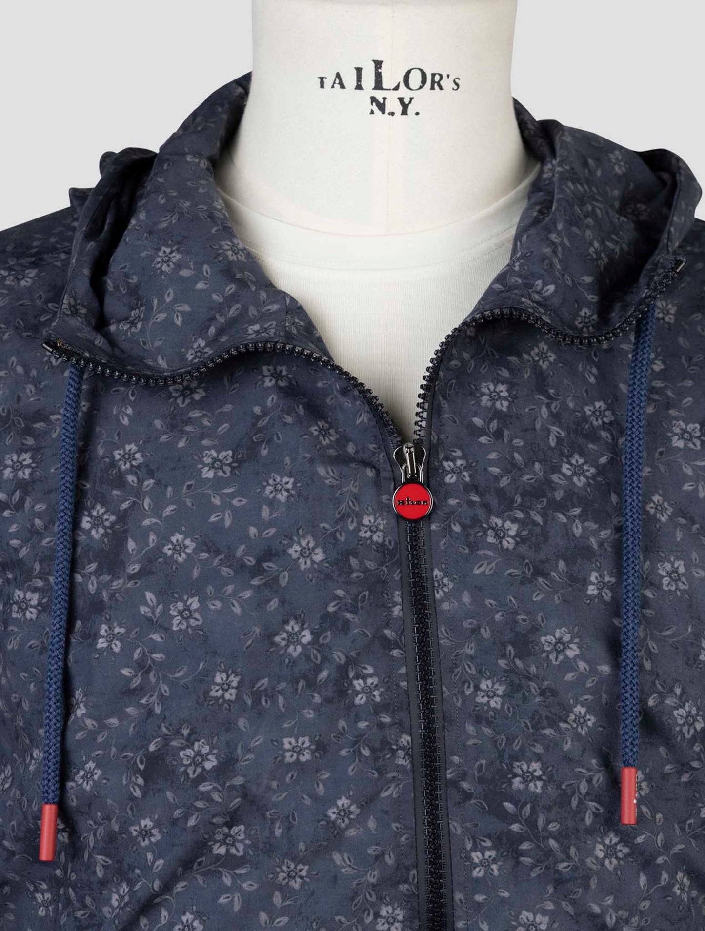 Kiton Blue Cotton Shirt Umbi