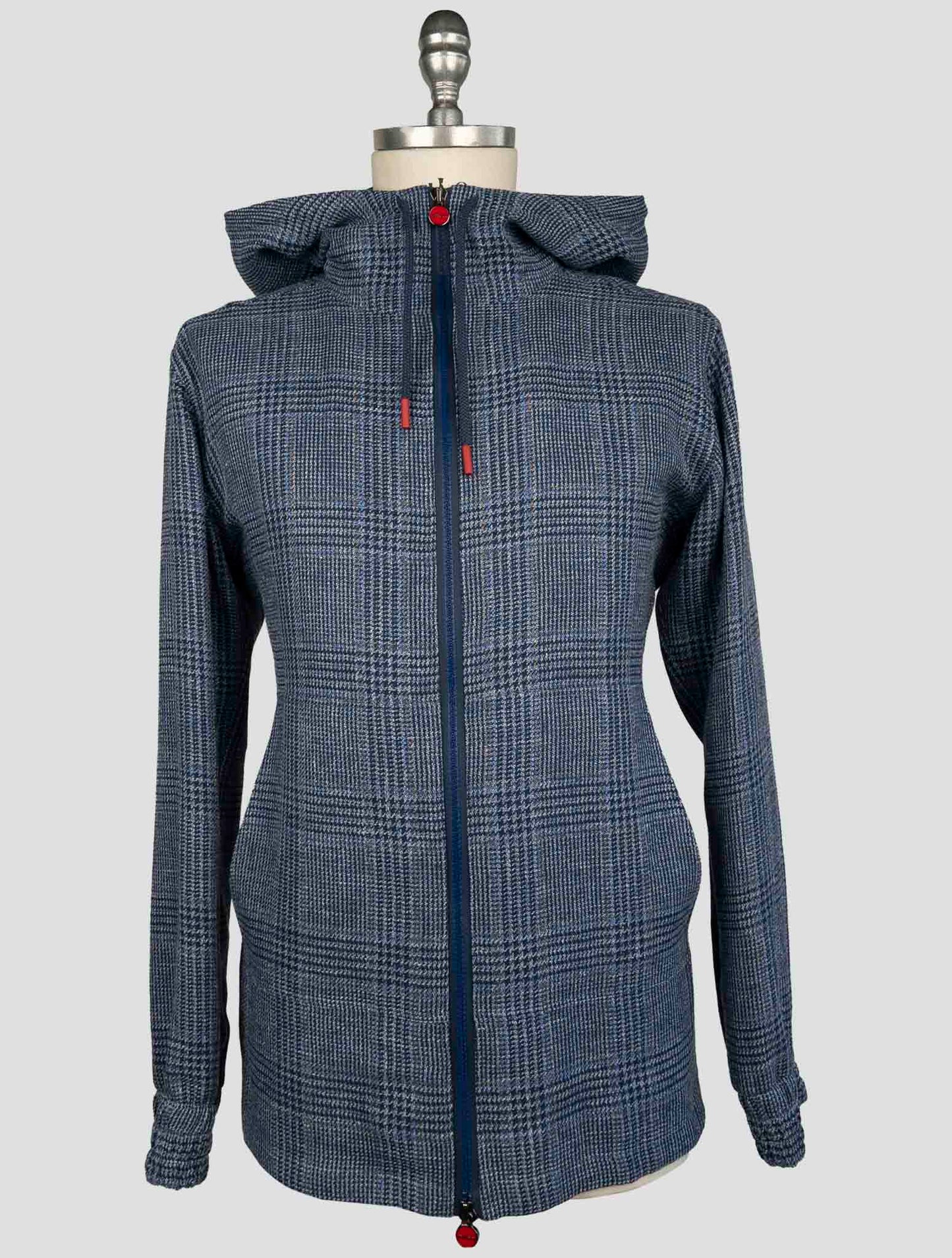 Kiton Blue Linen Silk Cotton Shirt Umbi