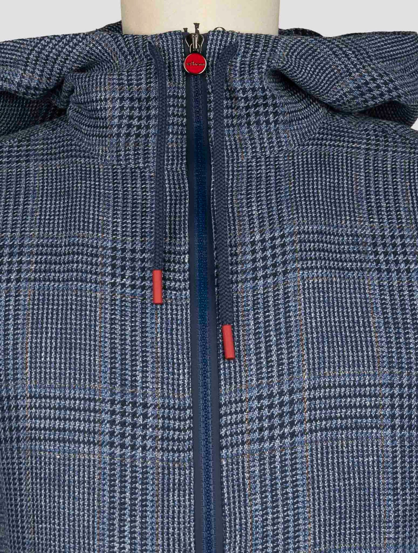 Kiton Blue Linen Silk Cotton Shirt Umbi