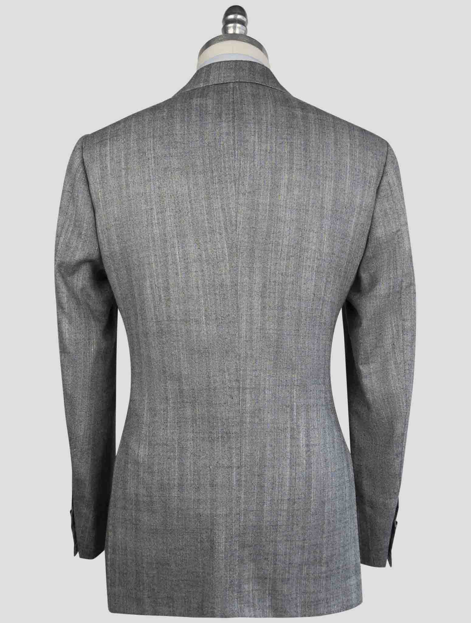 Kiton Gray Cashmere Silk Suit