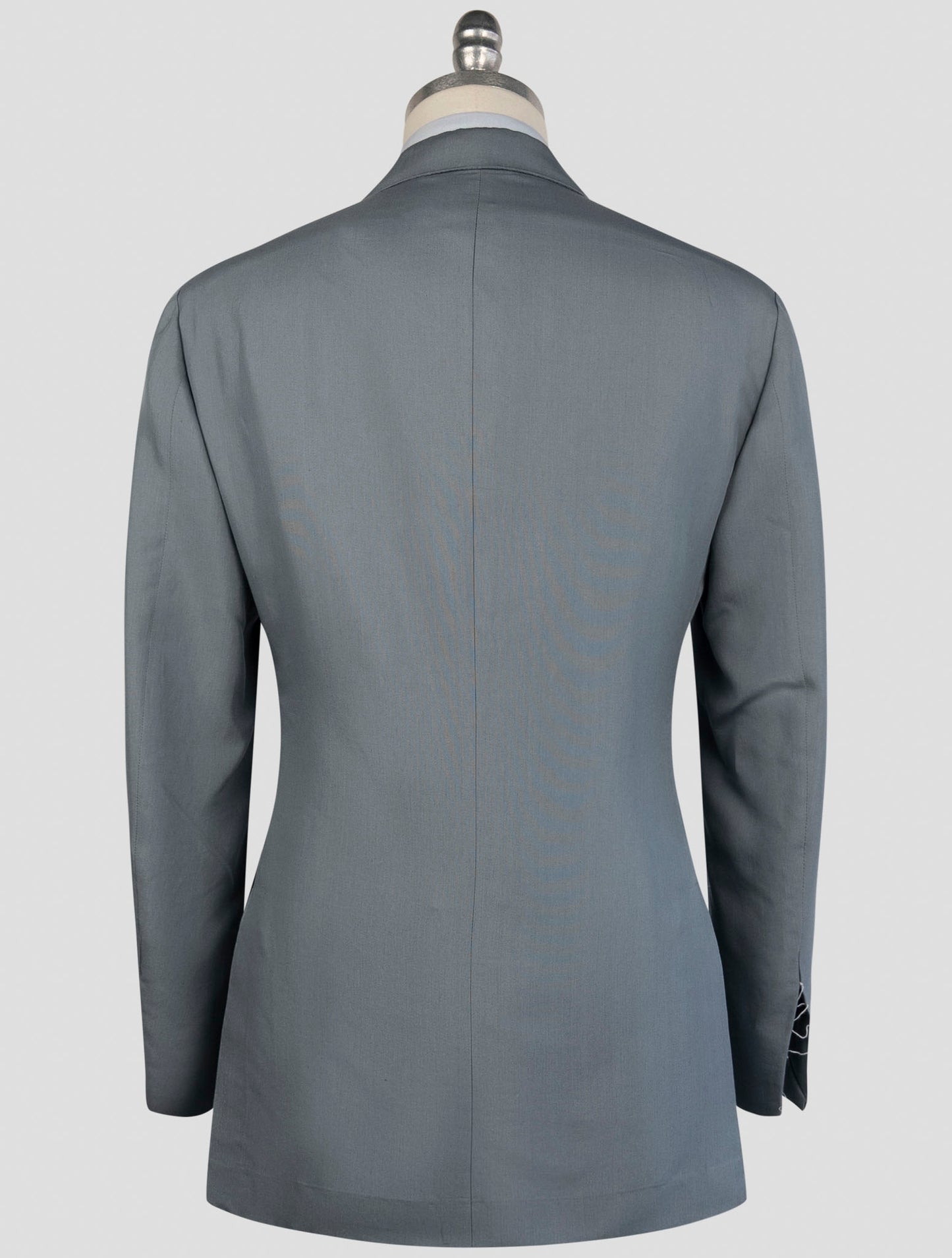 Kiton Light Blue Lyocell Viscose Silk Suit