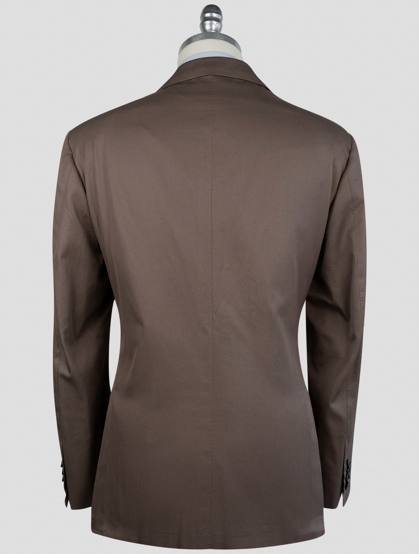 Kiton Brown Cotton Suit