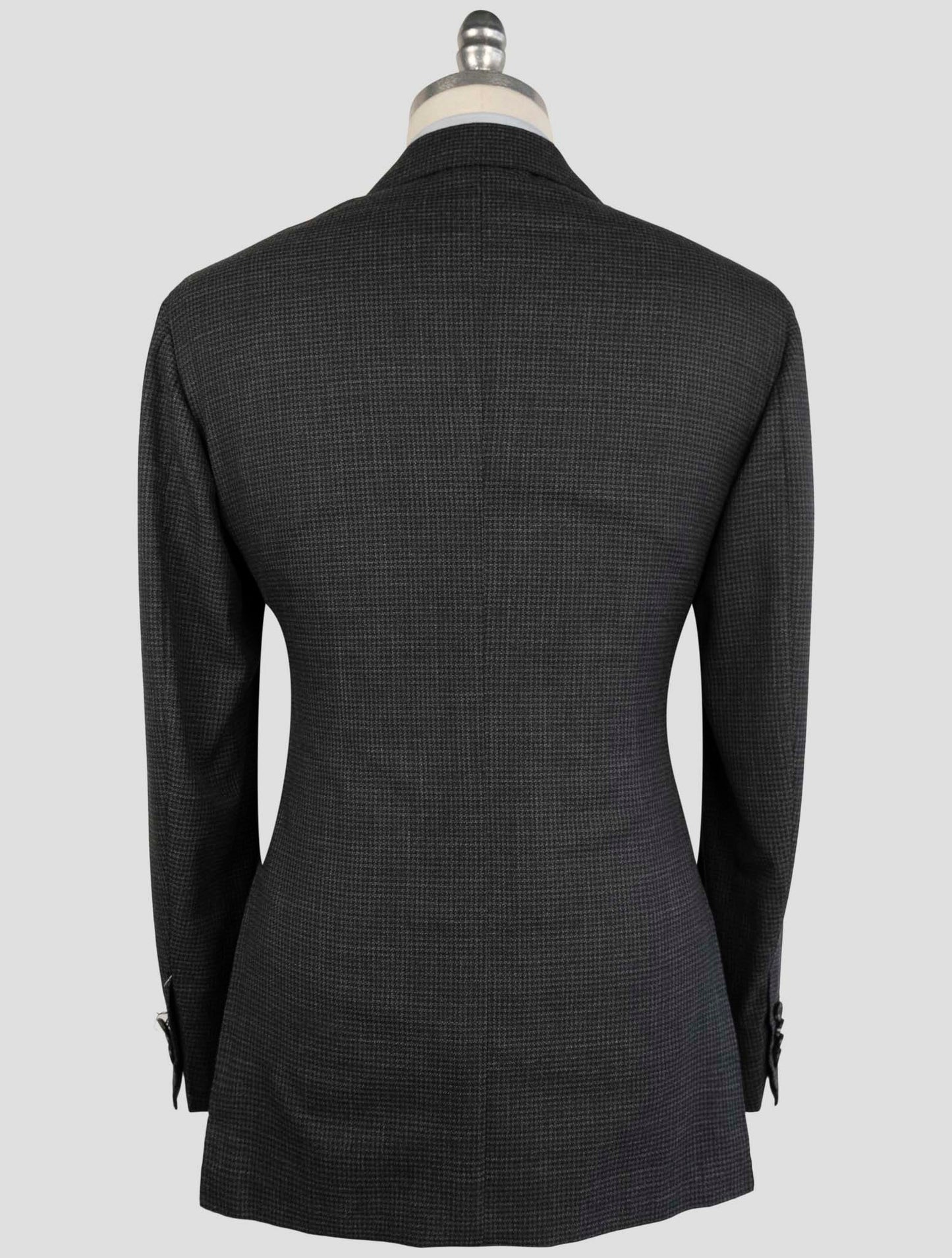 Kiton Gray Virgin Wool Cashmere Suit