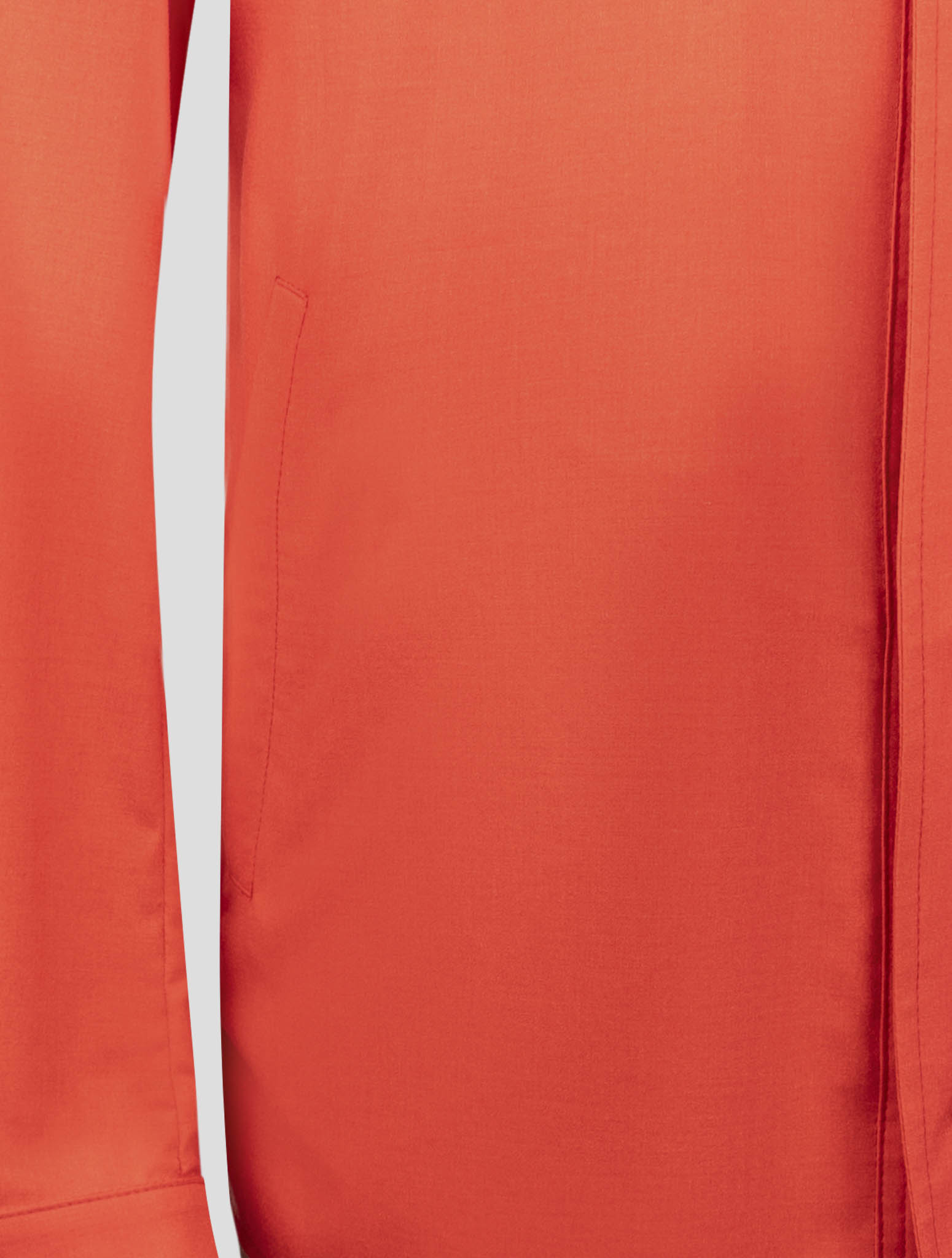 Kiton Red Cashmere Silk Shirt