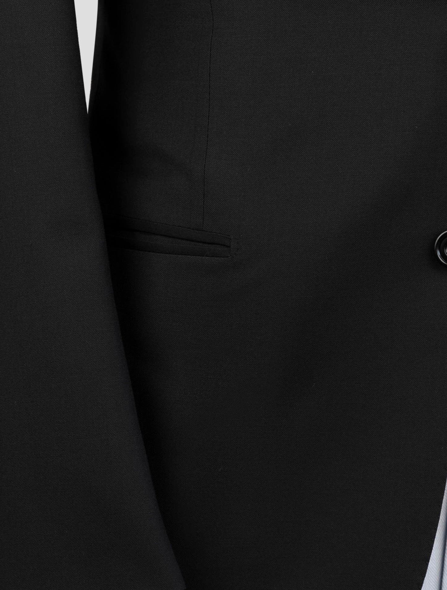 Kiton Black Wool 150's Diamante Blue Suit