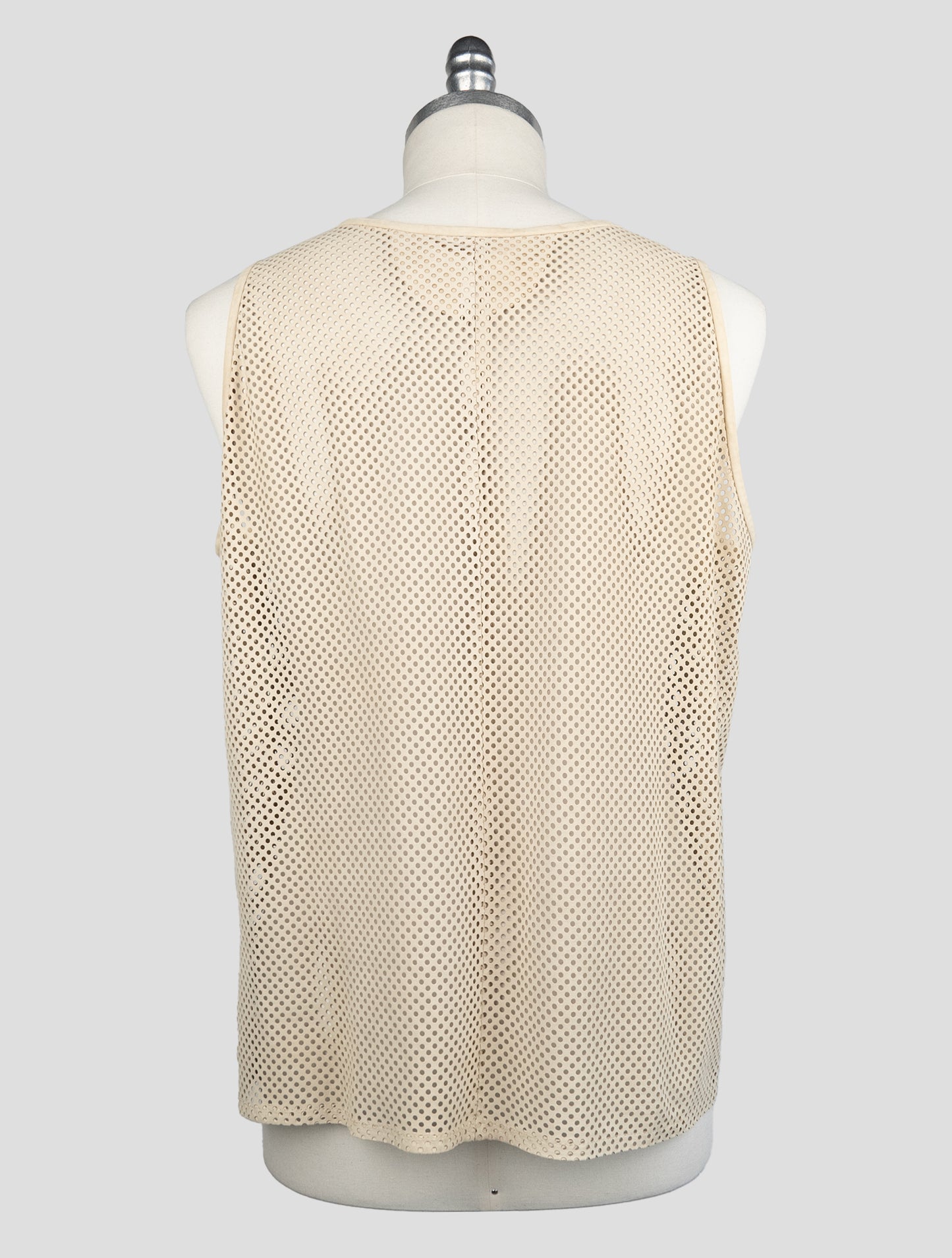 Kiton Beige Leather Gilet