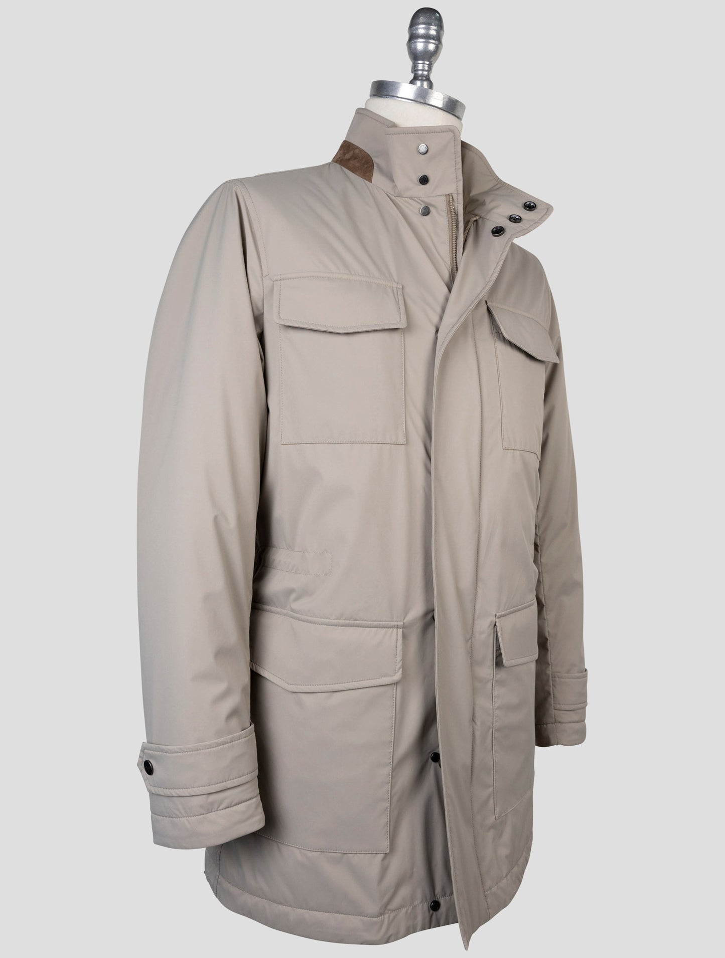 Kiton Beige Pl Coat
