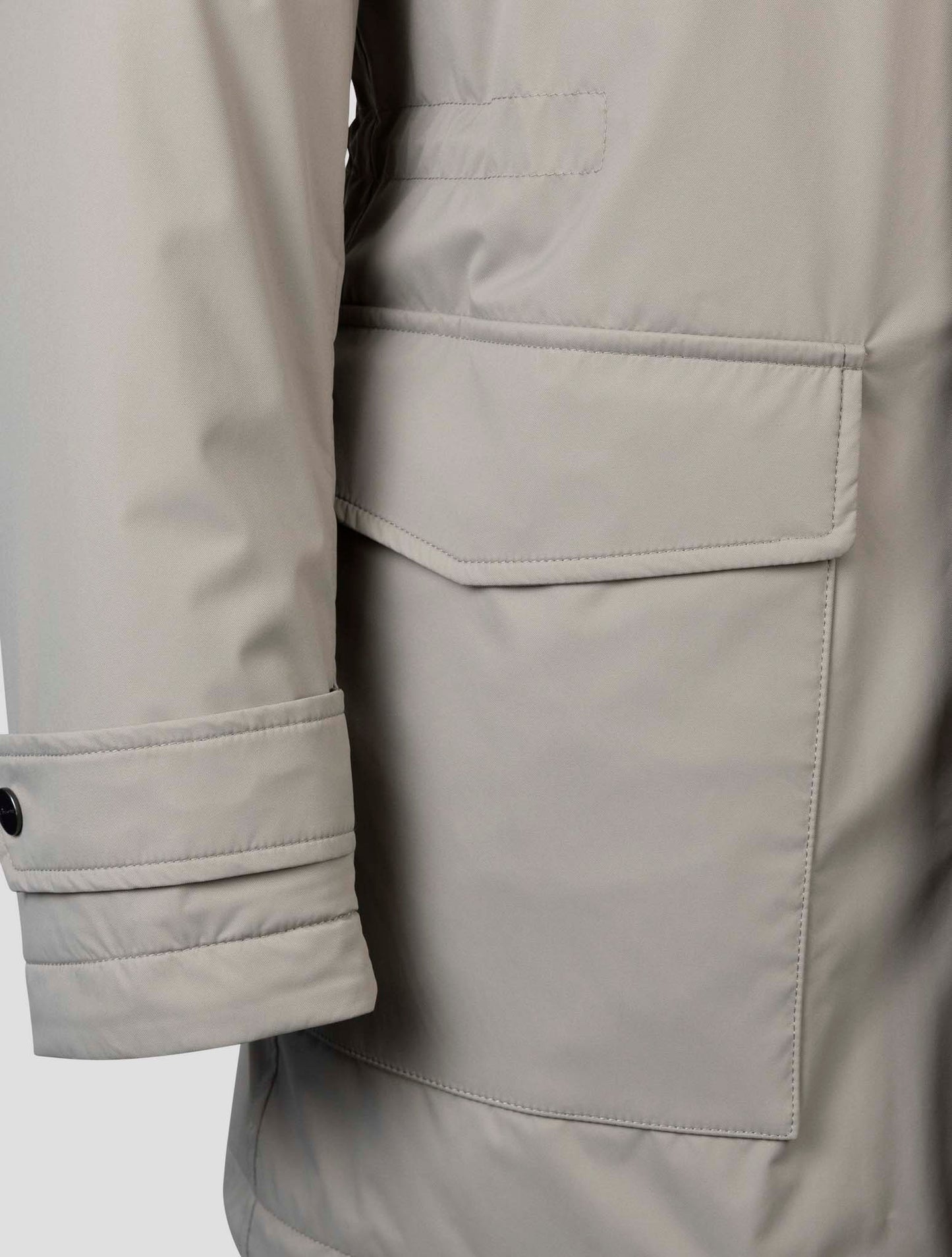 Kiton Beige Pl Coat