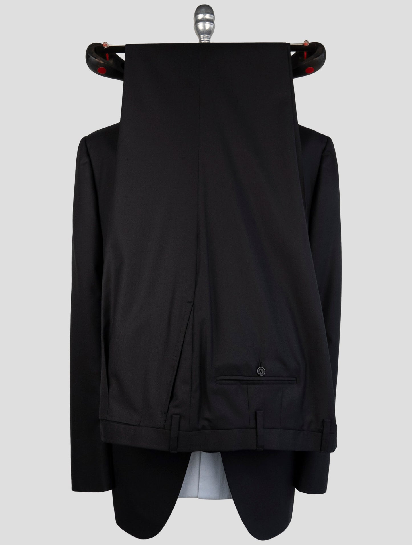 Kiton Black Wool 14 Micron Suit