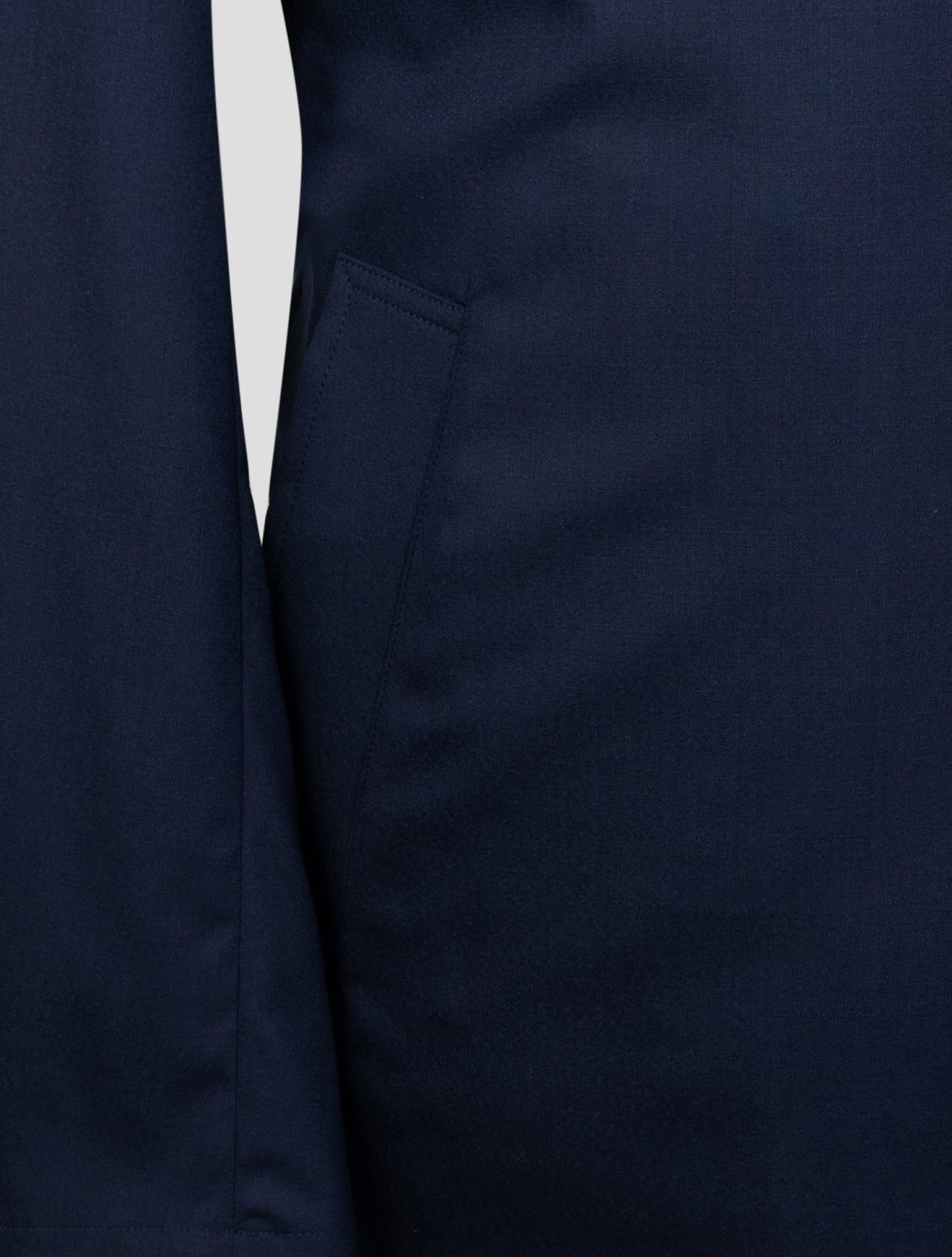Kiton Blue Virgin Wool Pa Ea Overcoat