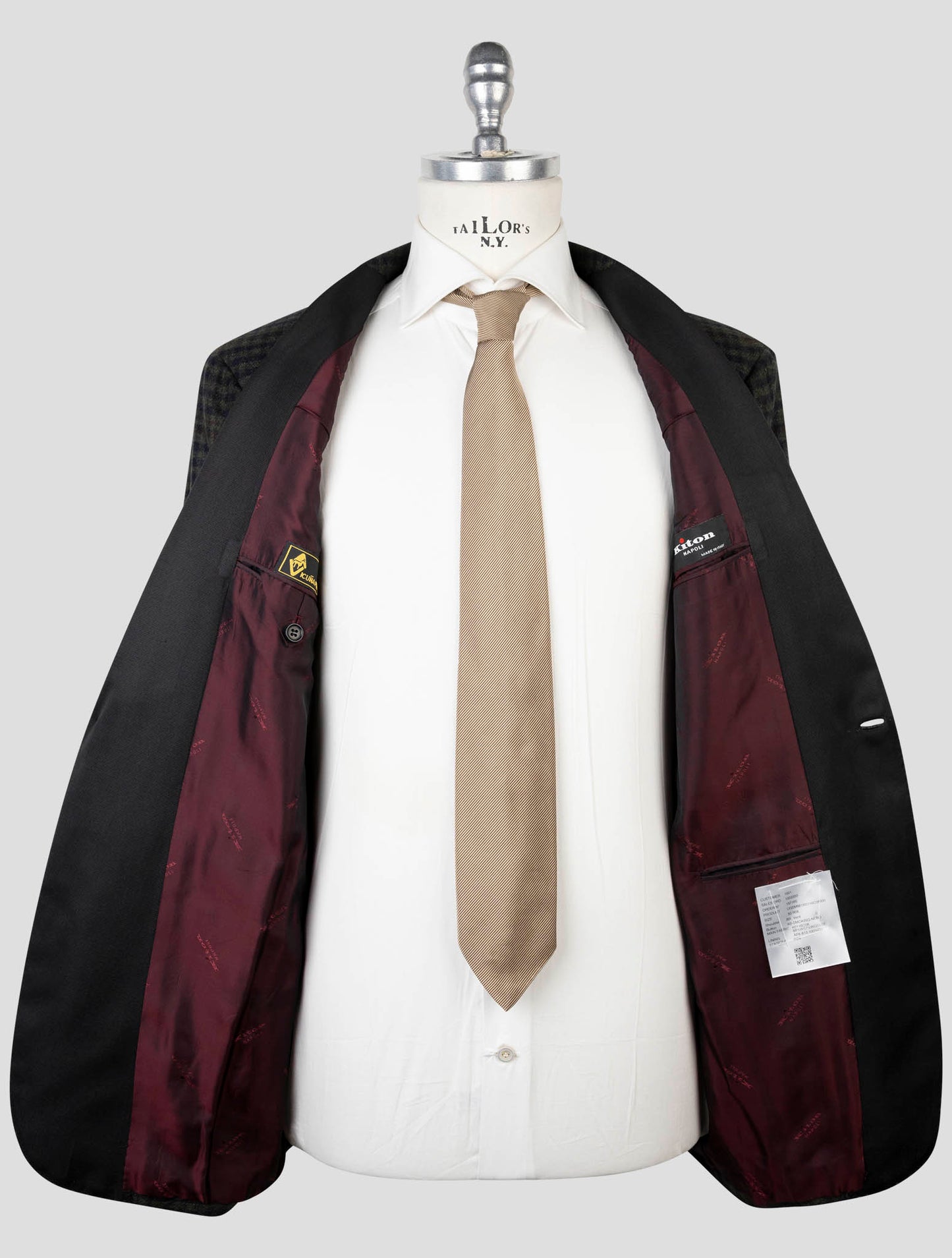 Kiton Multicolor Cashmere Vicuna Silk Blazer Smoking