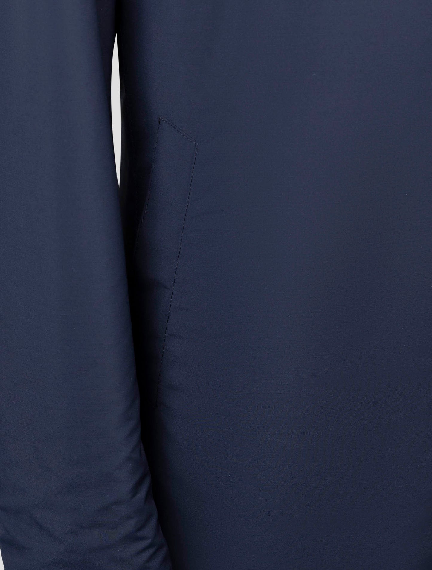 Kiton Blue Beige Wool Pa Reverse Overcoat