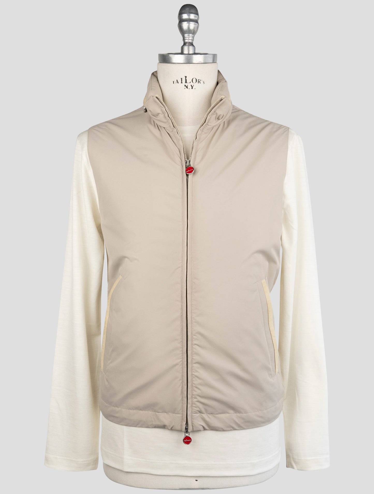 Kiton Beige Pl Gilet