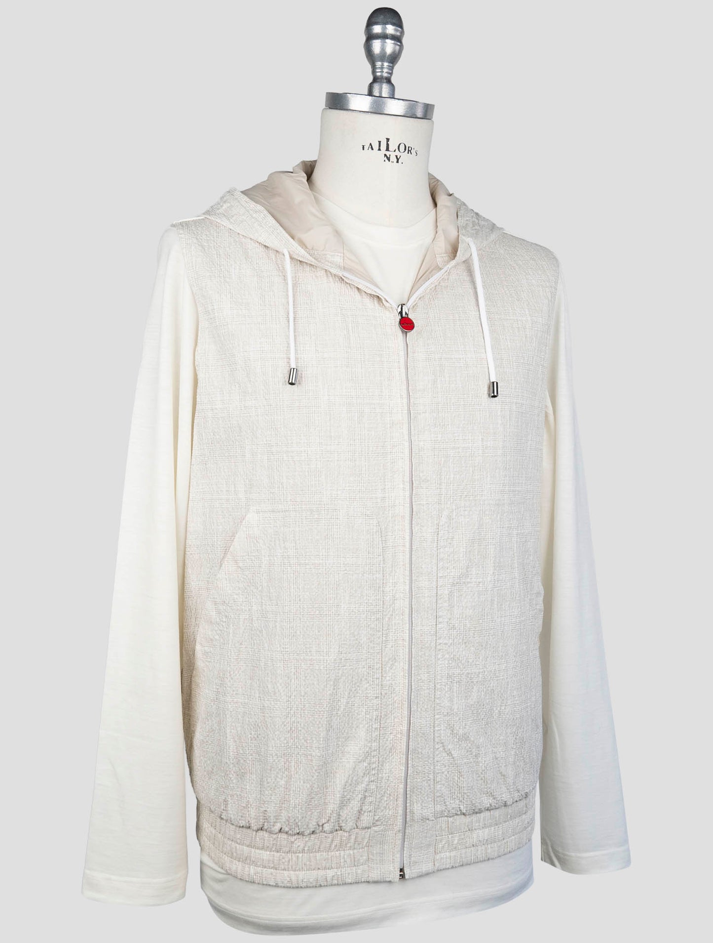 Kiton Beige Cotton Ea Gilet