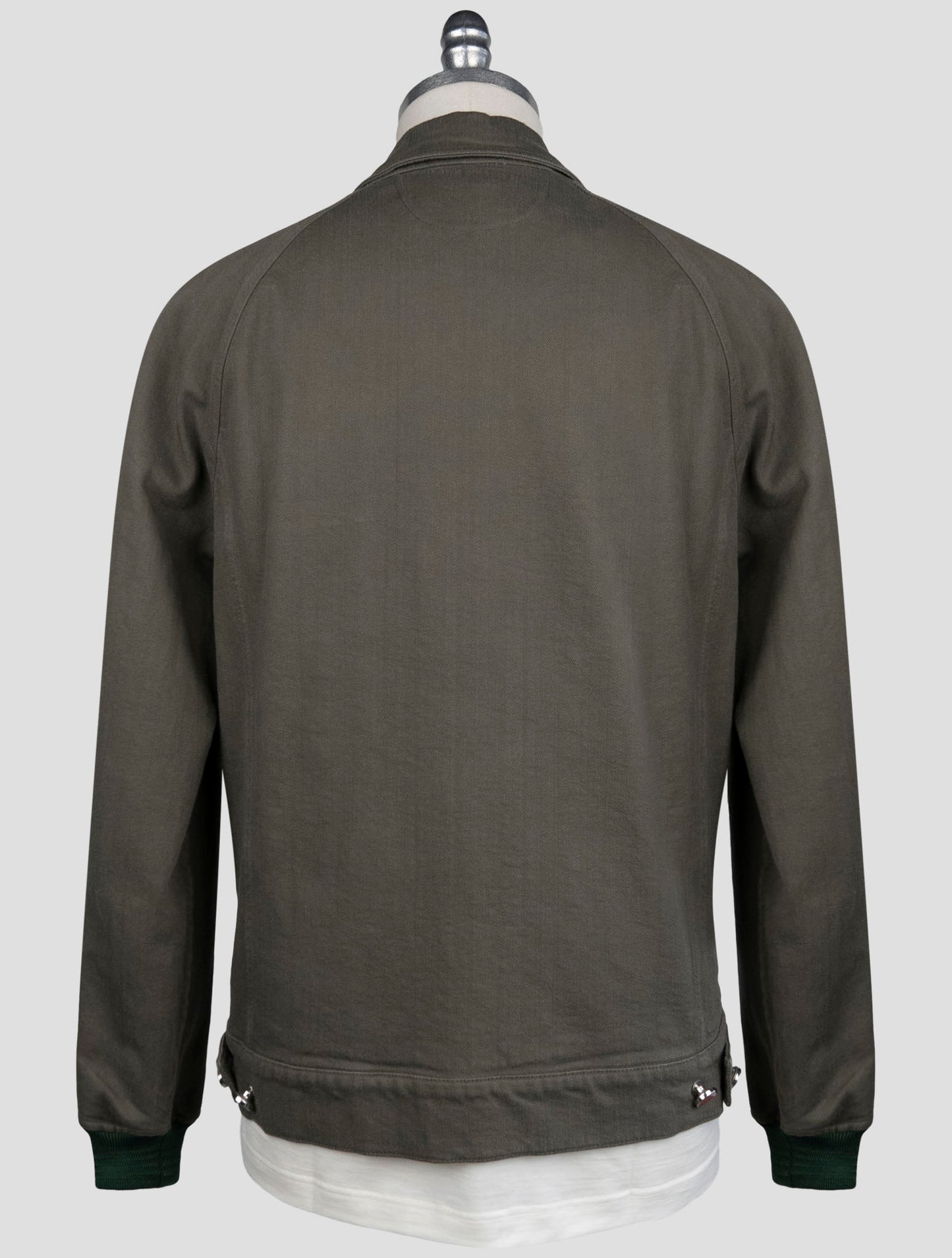 Kiton Green Cotton Ea Coat