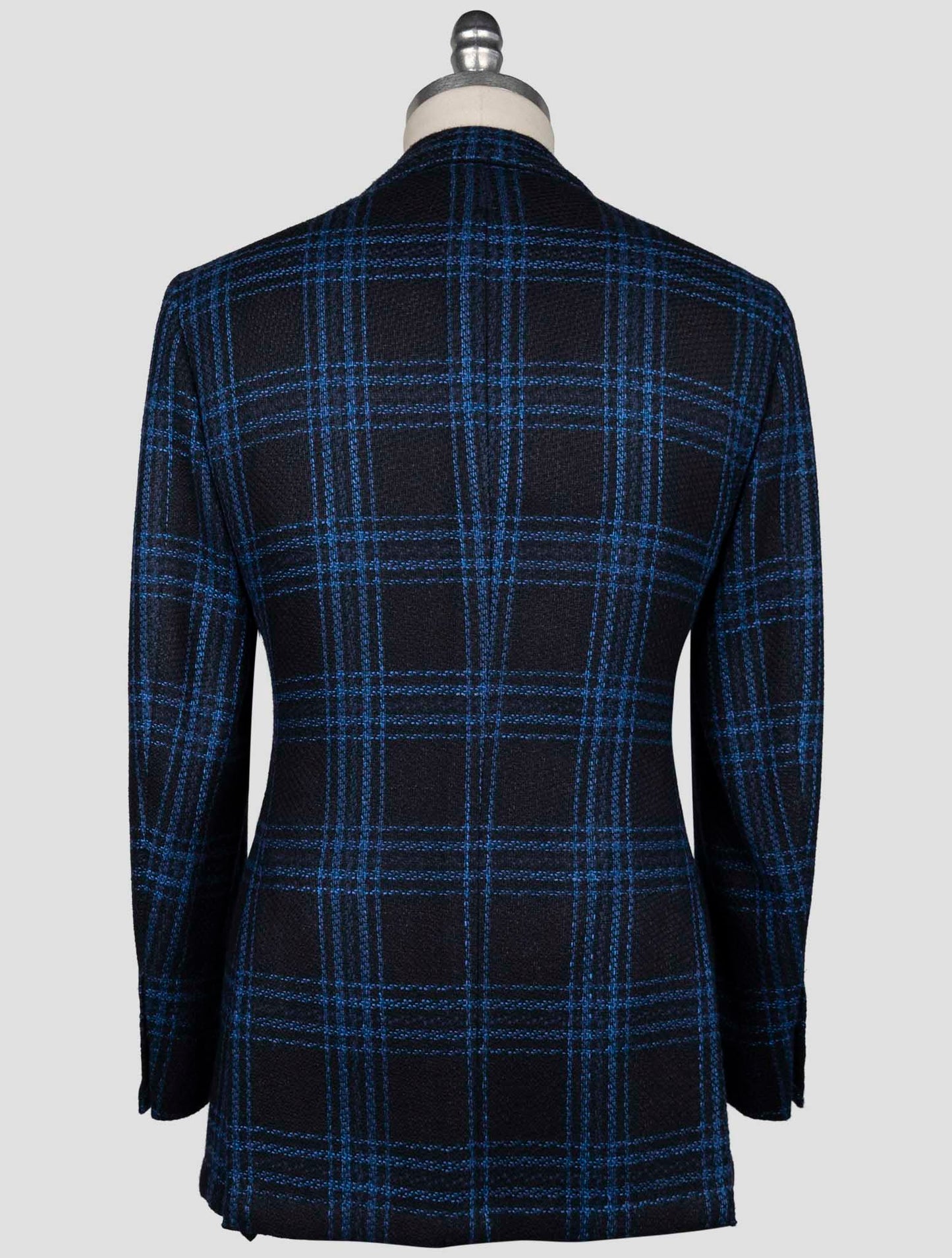 Kiton Blue Cashmere Silk Blazer