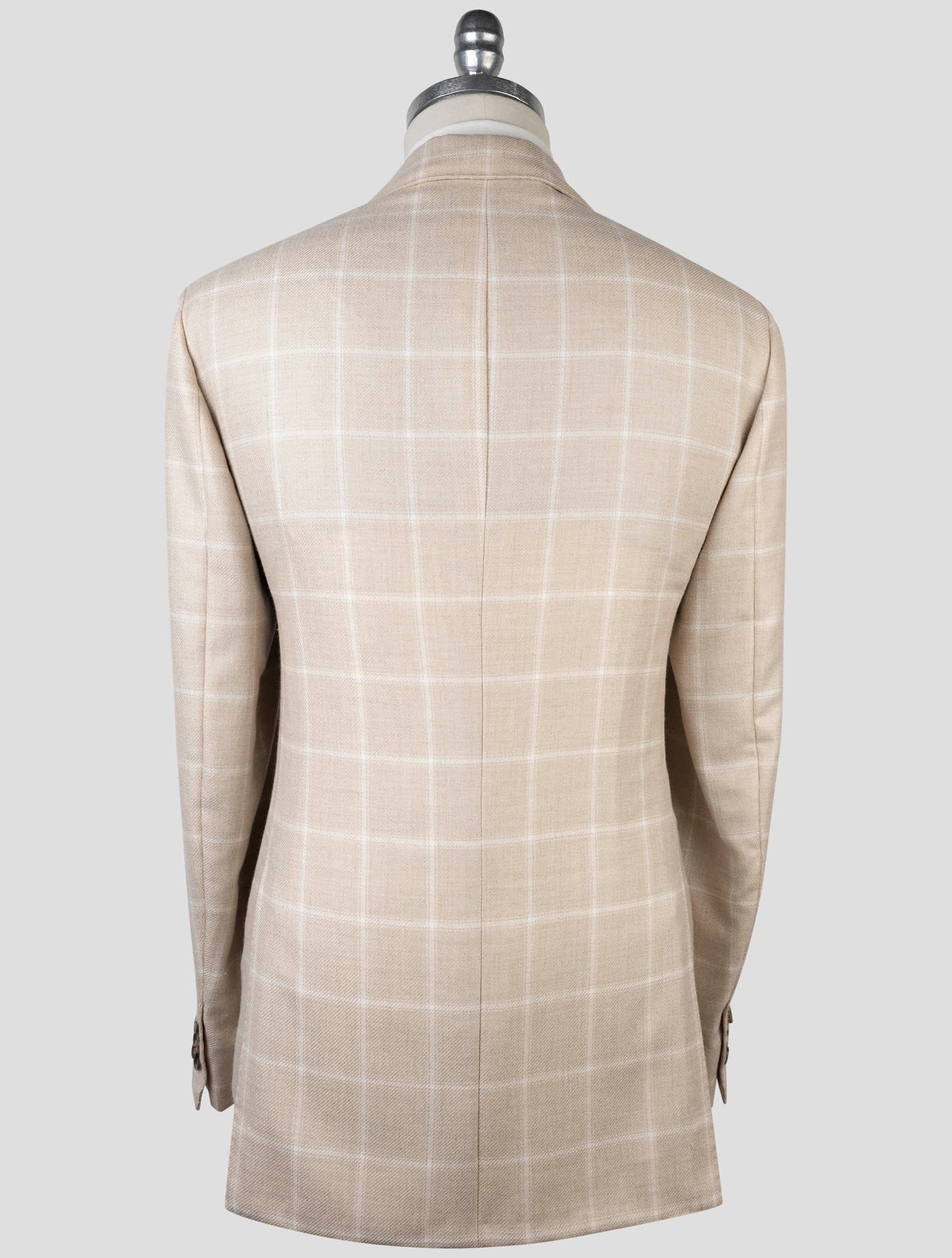 Kiton Beige Cashmere Silk Blazer