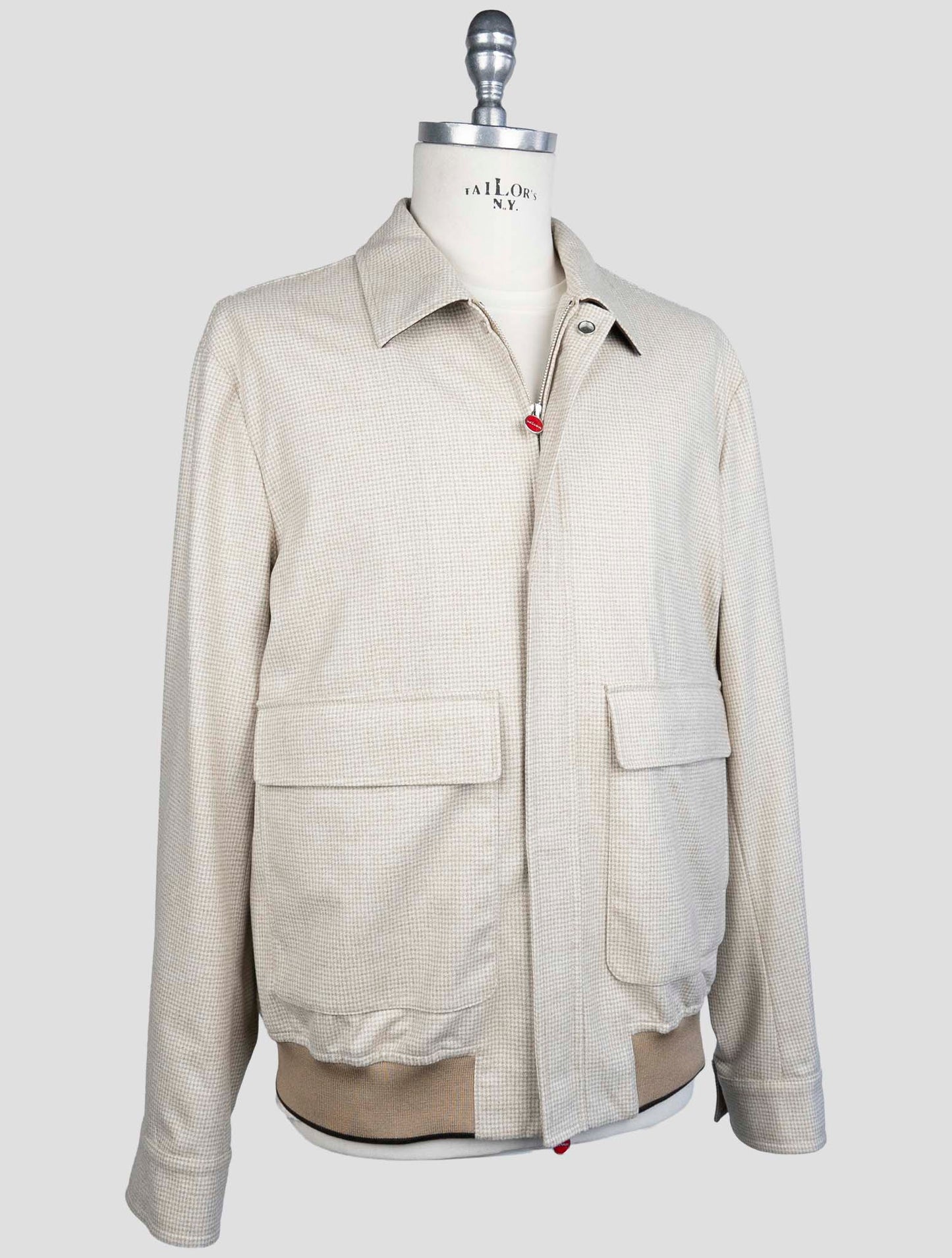 Kiton Brown Virgin Wool Coat