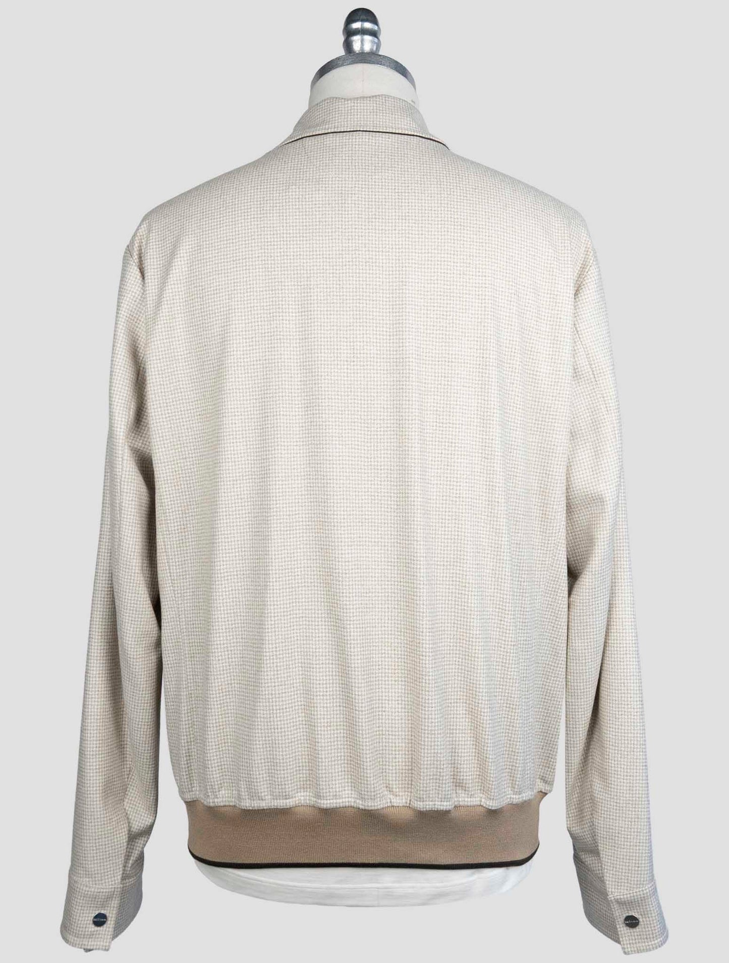 Kiton Brown Virgin Wool Coat
