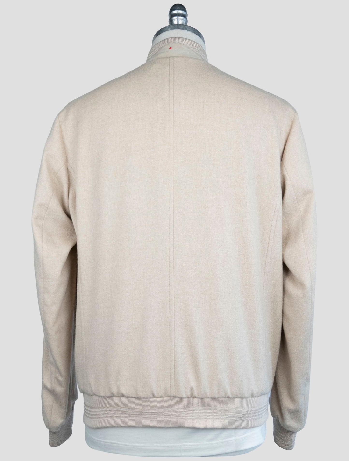 Kiton Beige Cashmere Pa Ea Coat