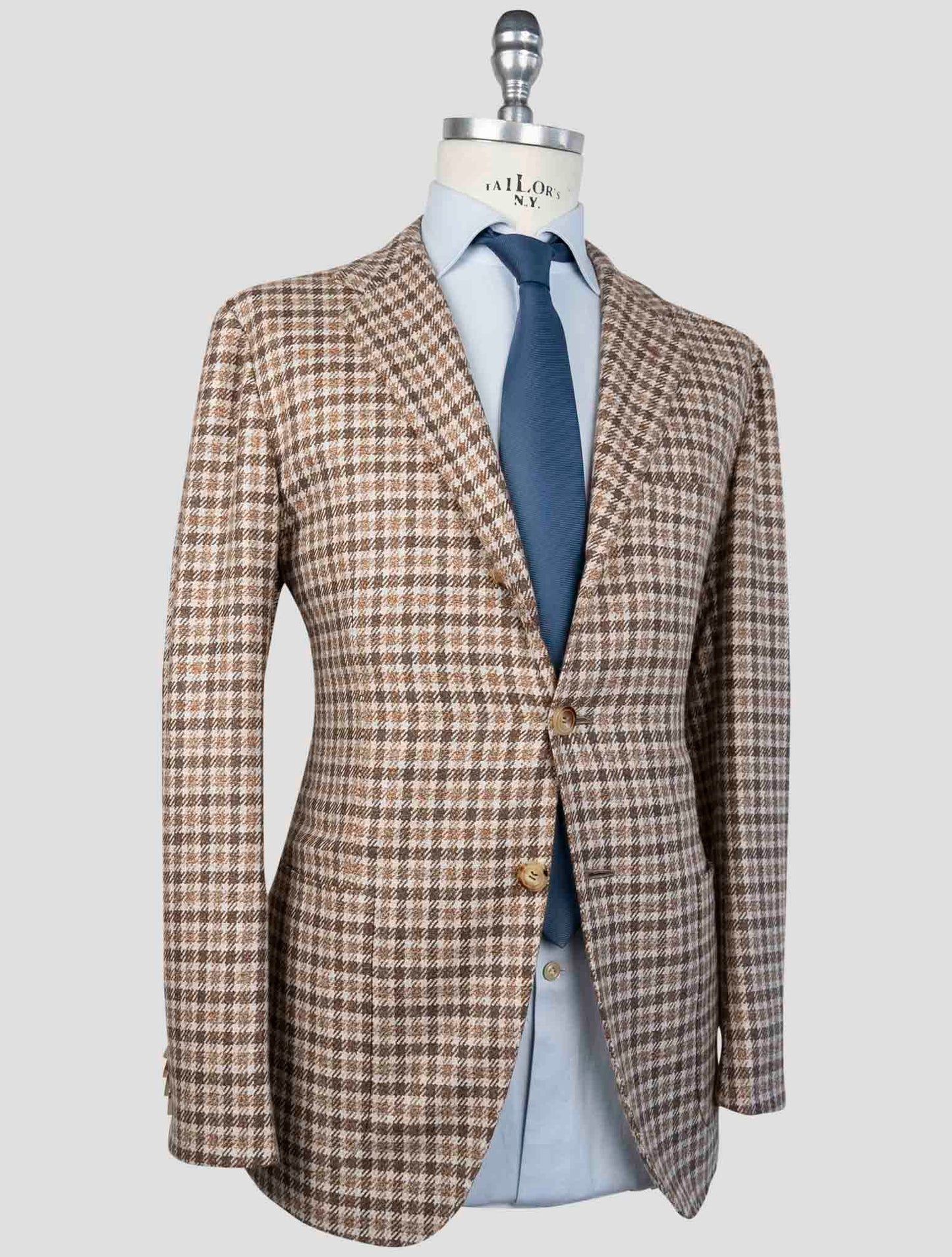 Kiton Brown Cashmere Blazer
