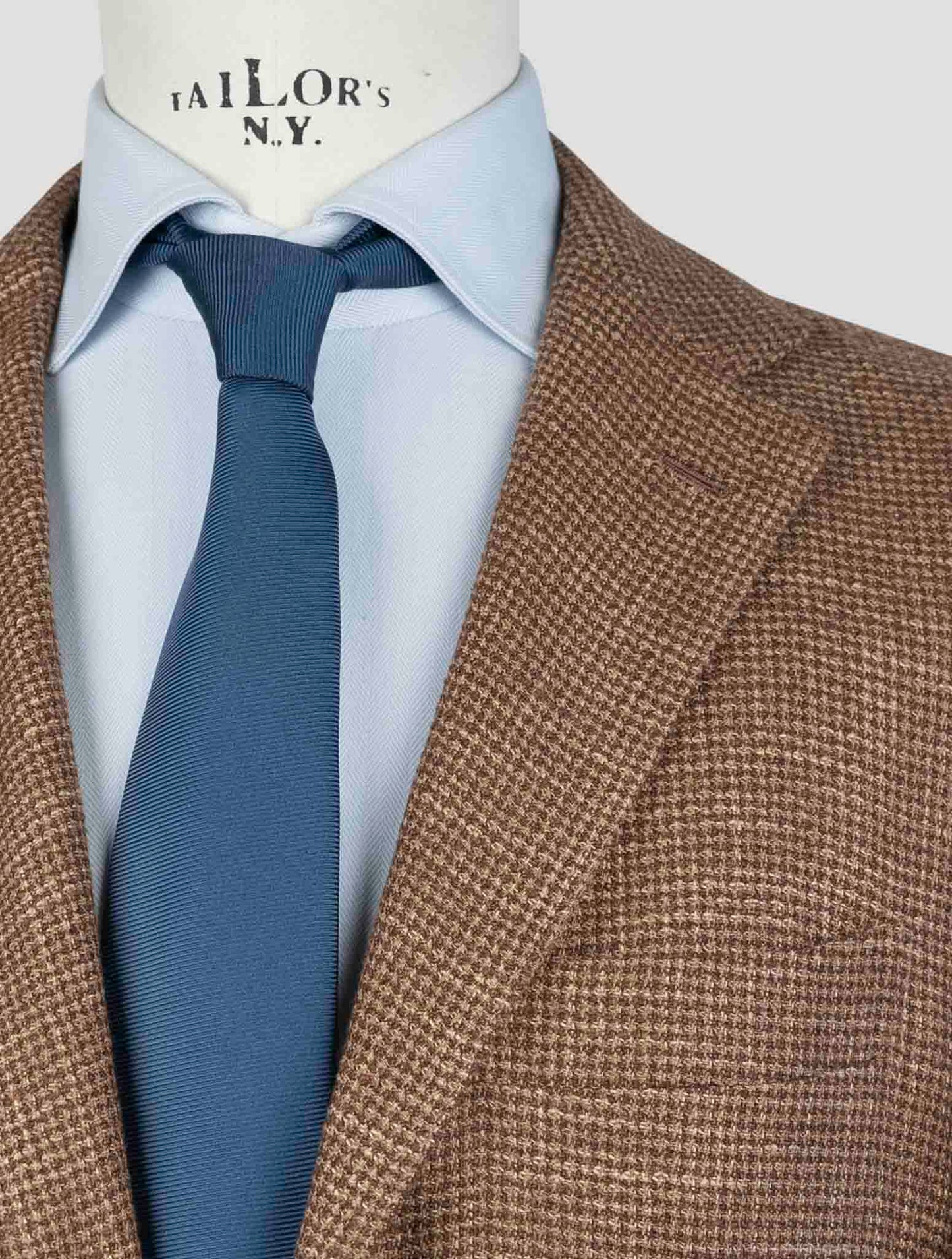 Kiton Brown Cashmere Silk Cotton Virgin Wool Pa Blazer
