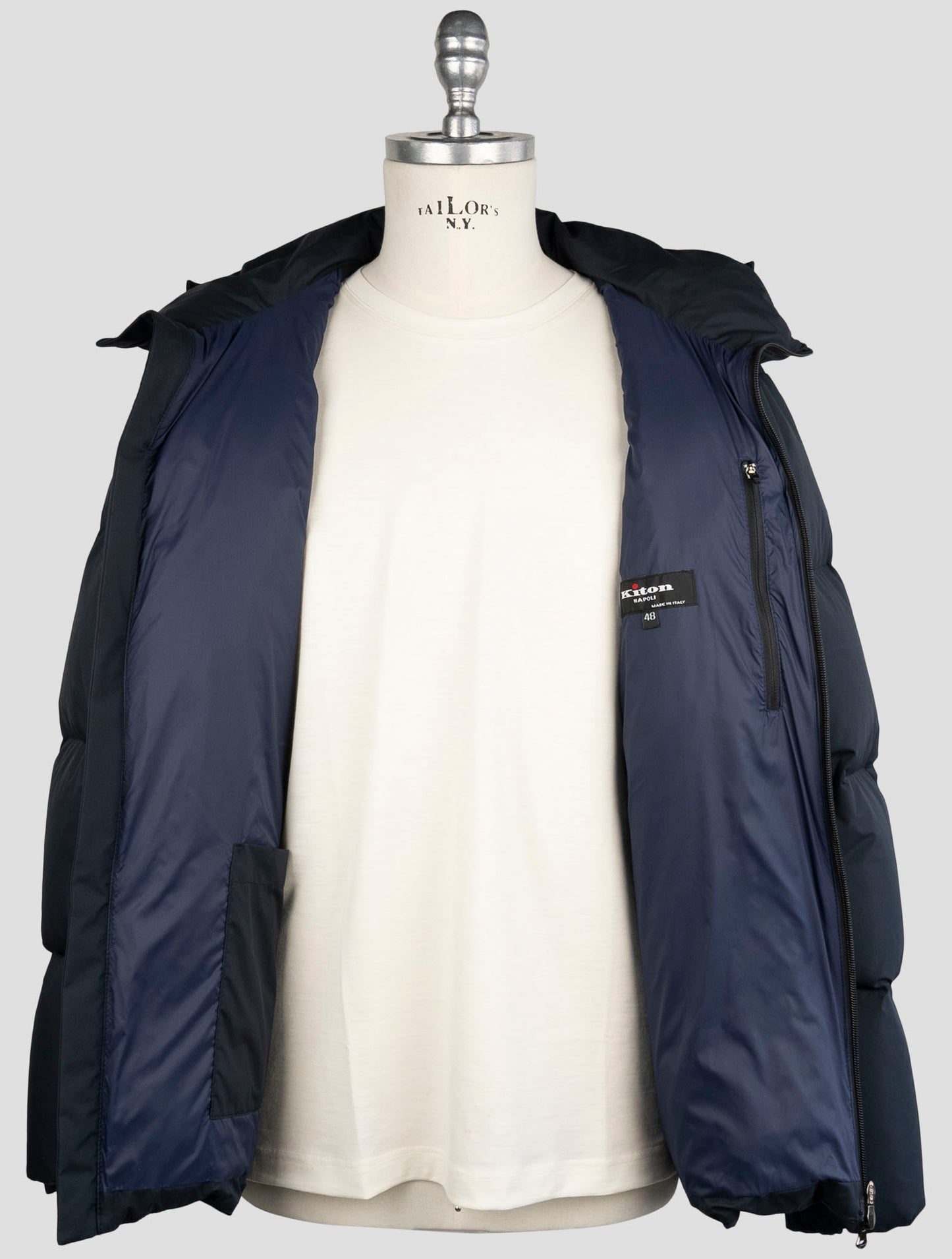 Kiton Blue Pa Pu Coat