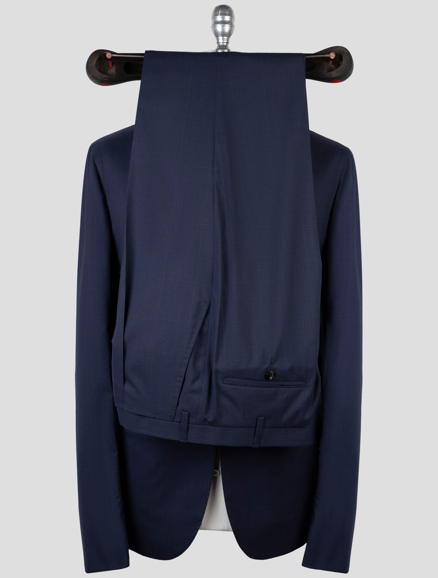 Kiton Blue Wool 150's Diamante Blue Suit
