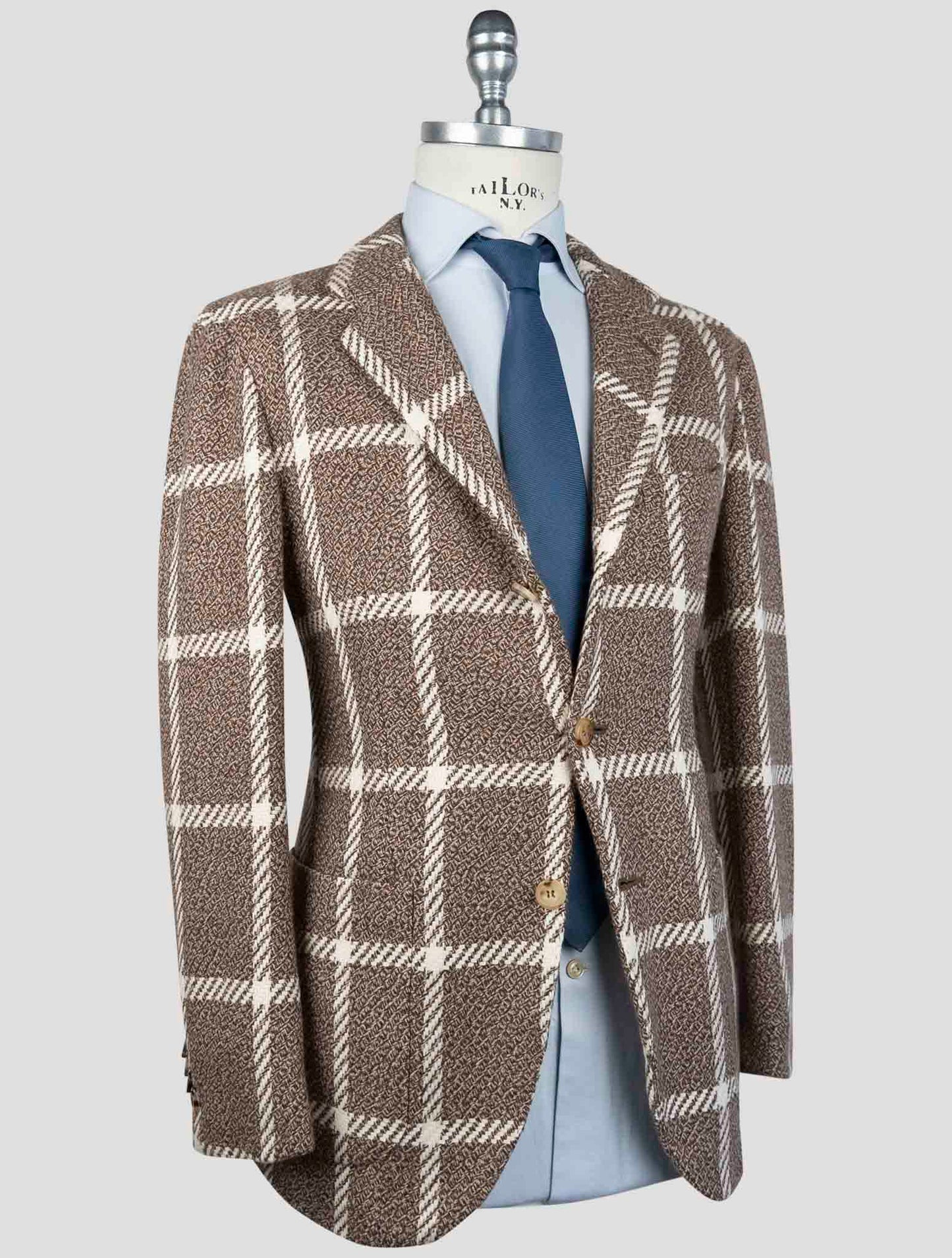 Kiton Brown Cashmere Blazer