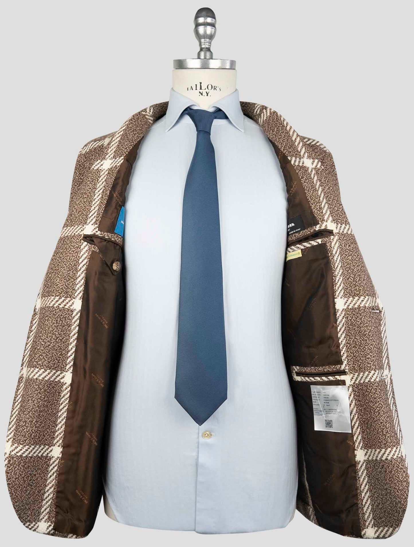 Kiton Brown Cashmere Blazer