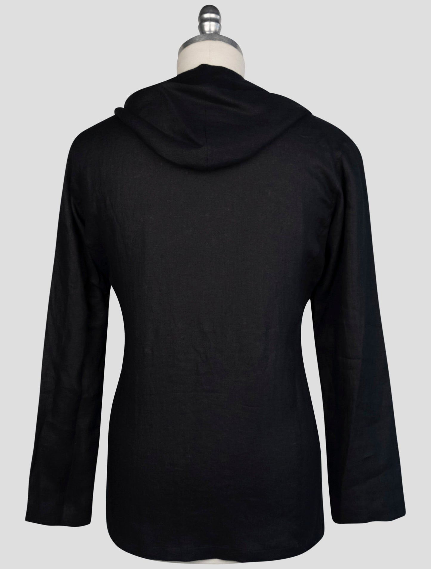 Kiton Black Linen Shirt Luca