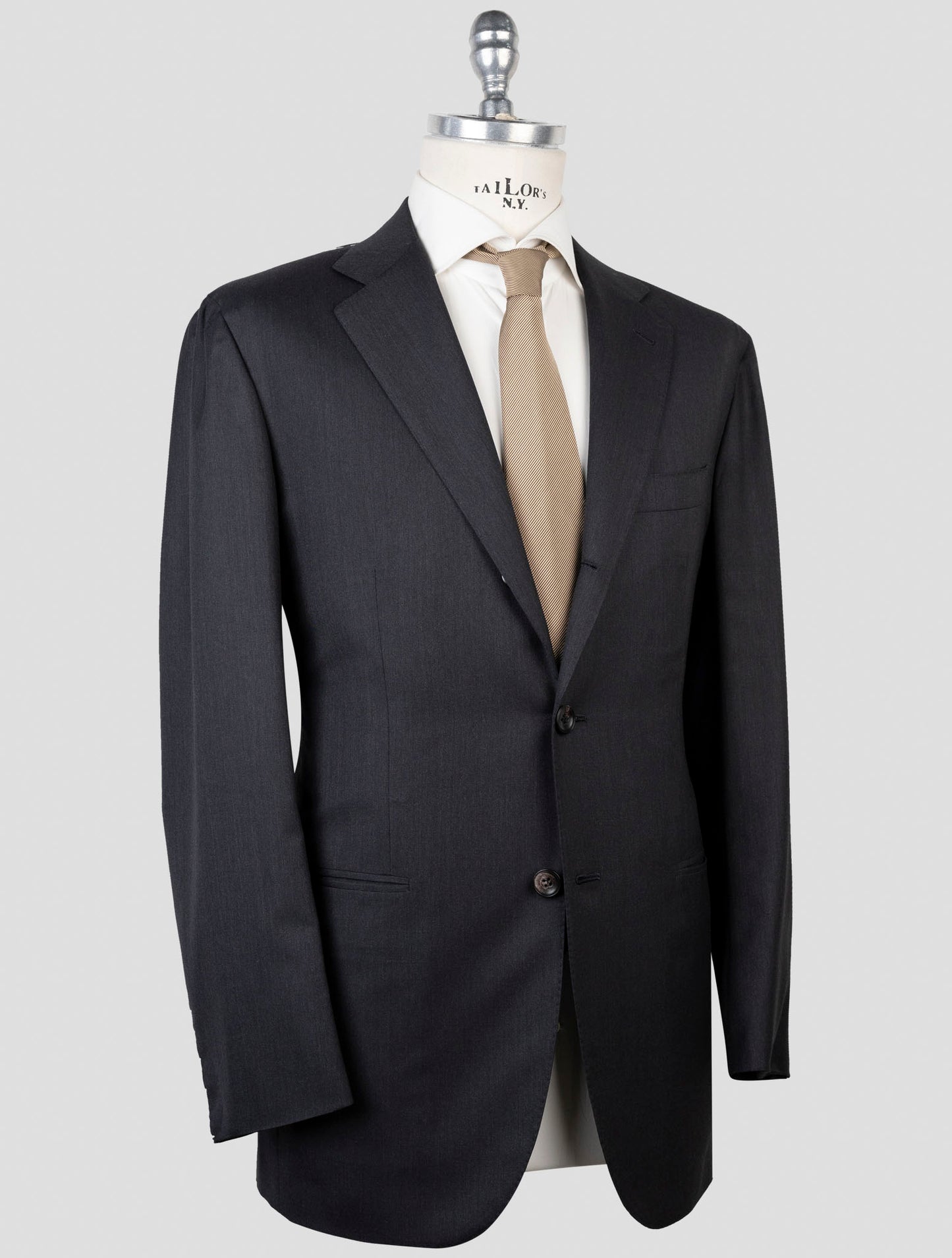 Kiton Gray Wool 14 Micron Suit
