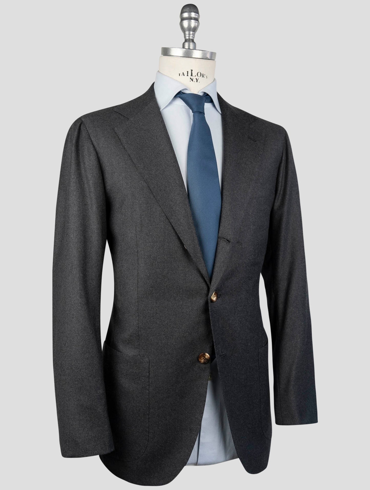 Kiton Gray Wool Blazer