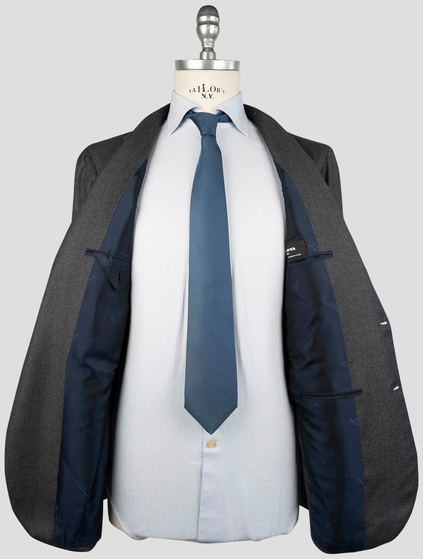 Kiton Gray Wool Blazer