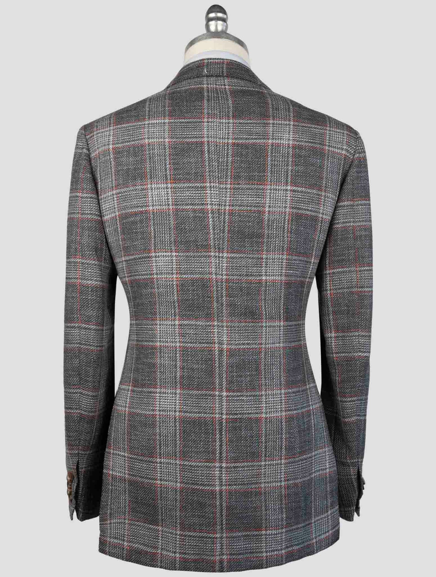 Kiton Multicolor Cashmere Virgin Wool Silk Cotton Pa Blazer