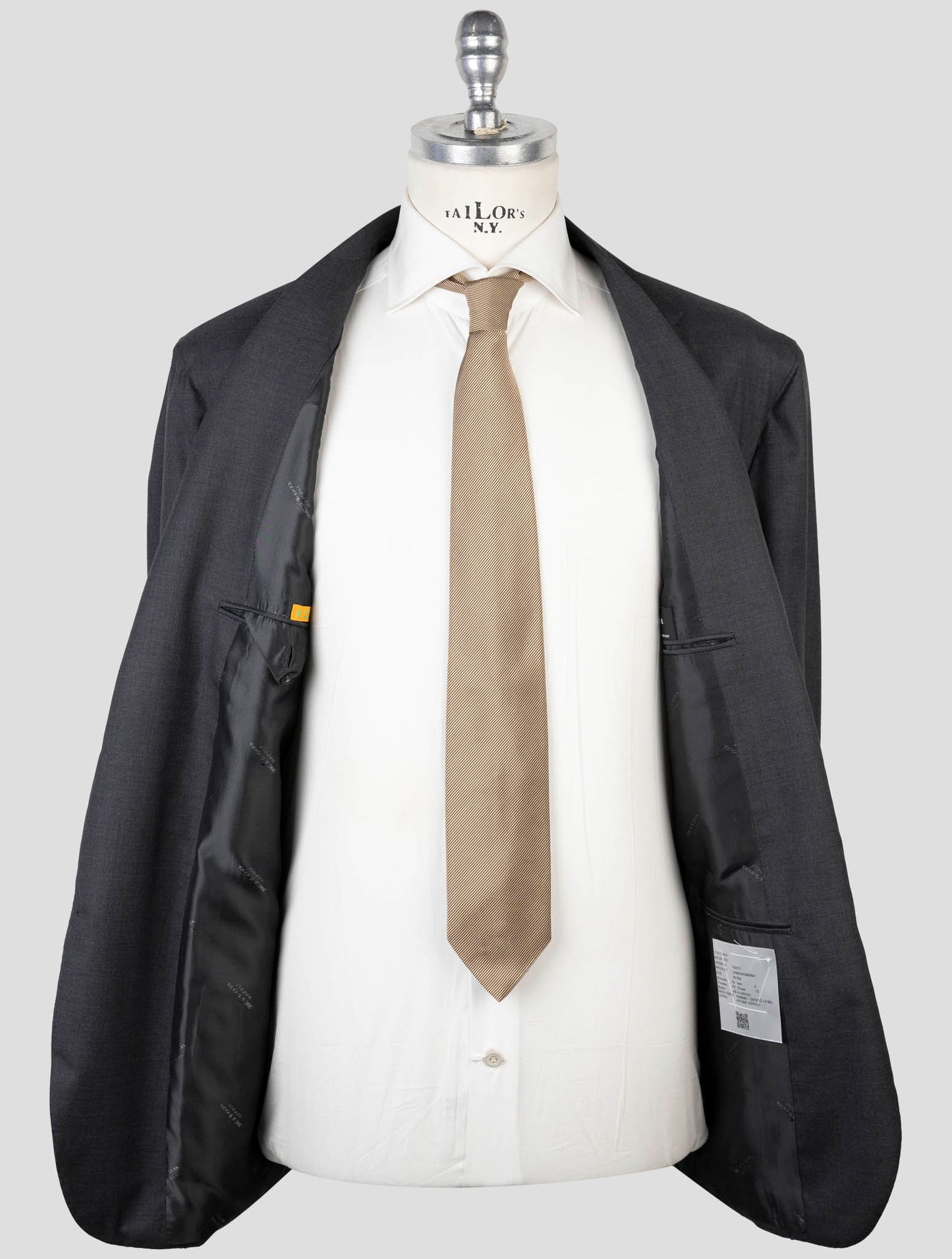 Kiton Gray Wool 14 Micron Suit