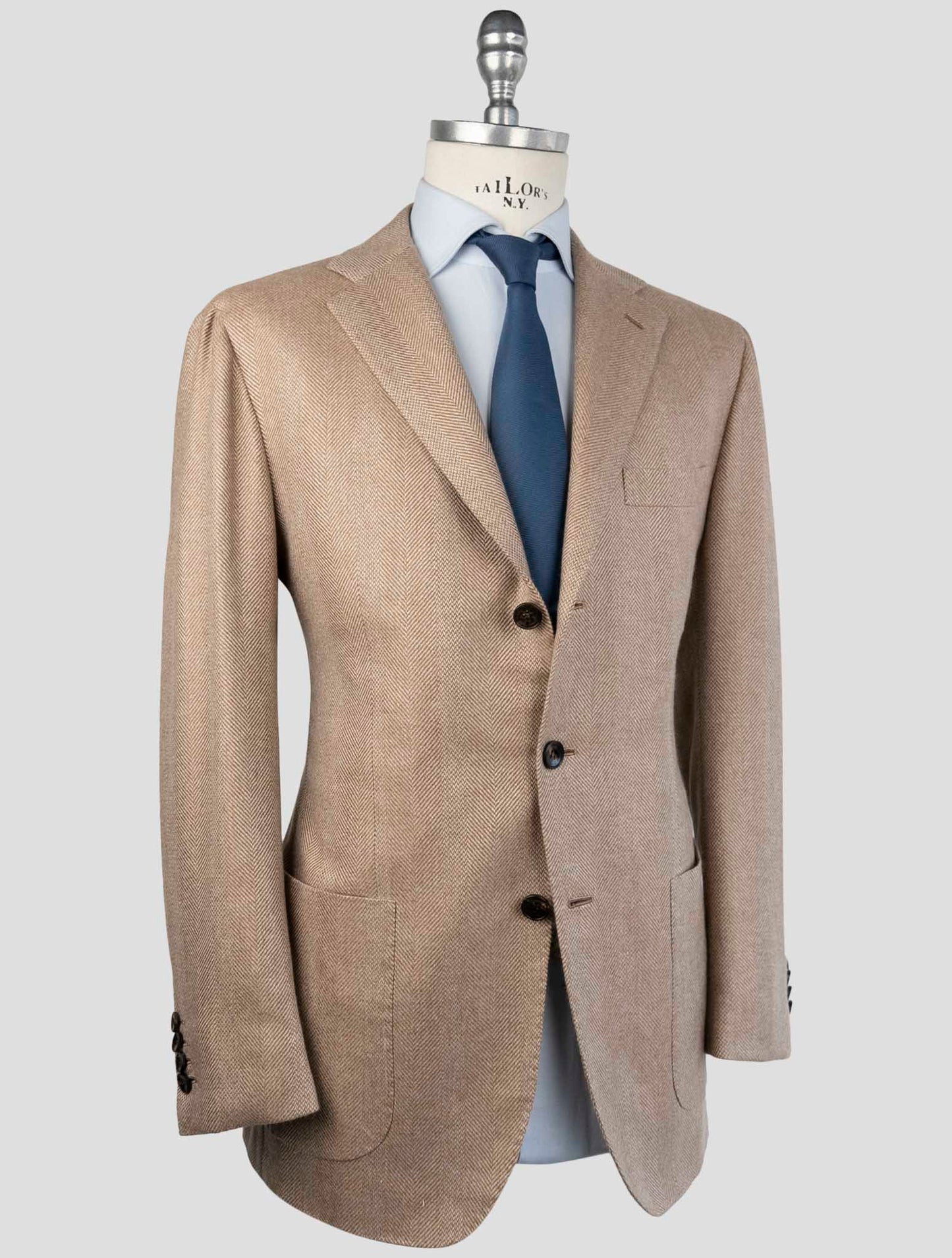 Kiton Brown Cashmere Blazer