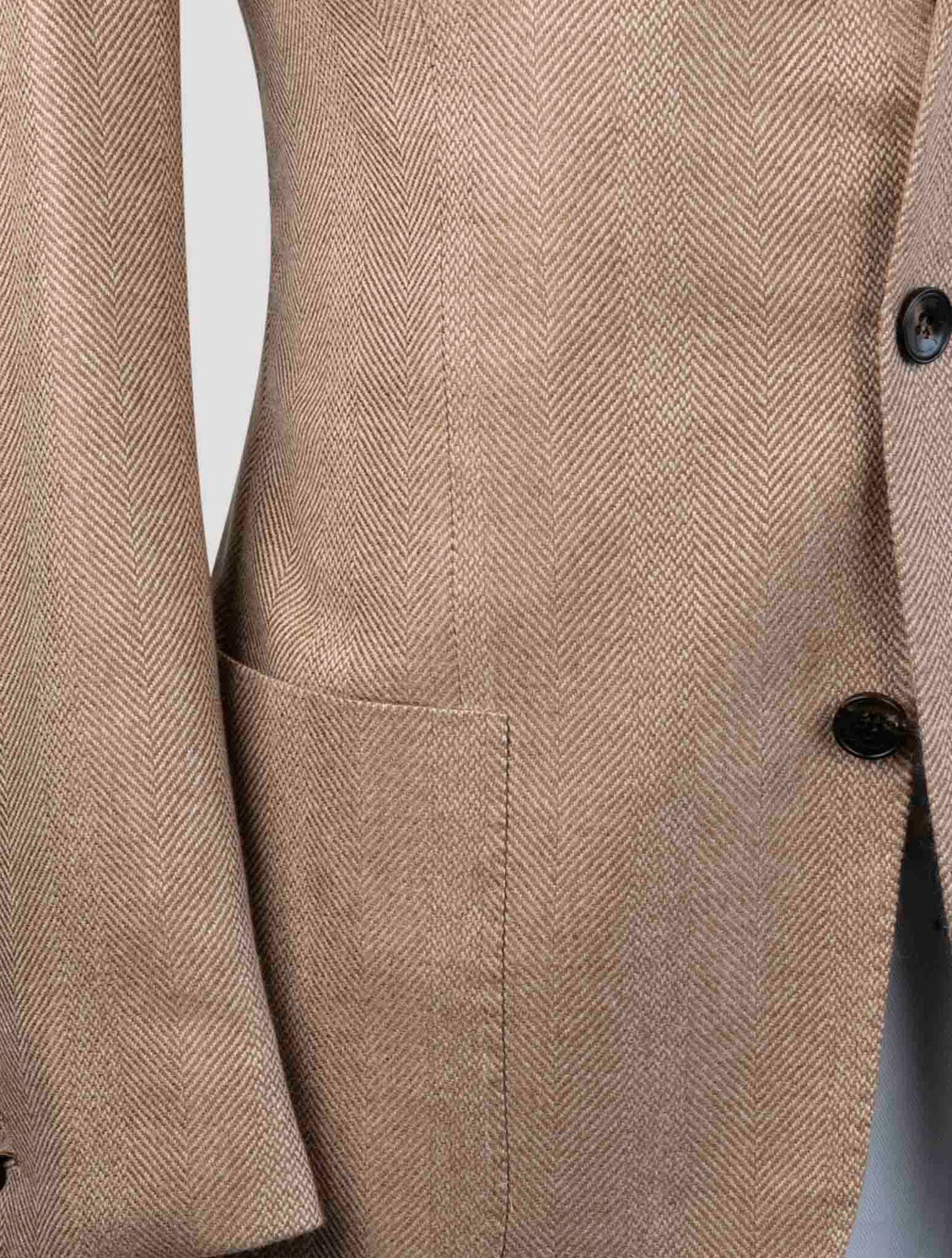 Kiton Brown Cashmere Blazer
